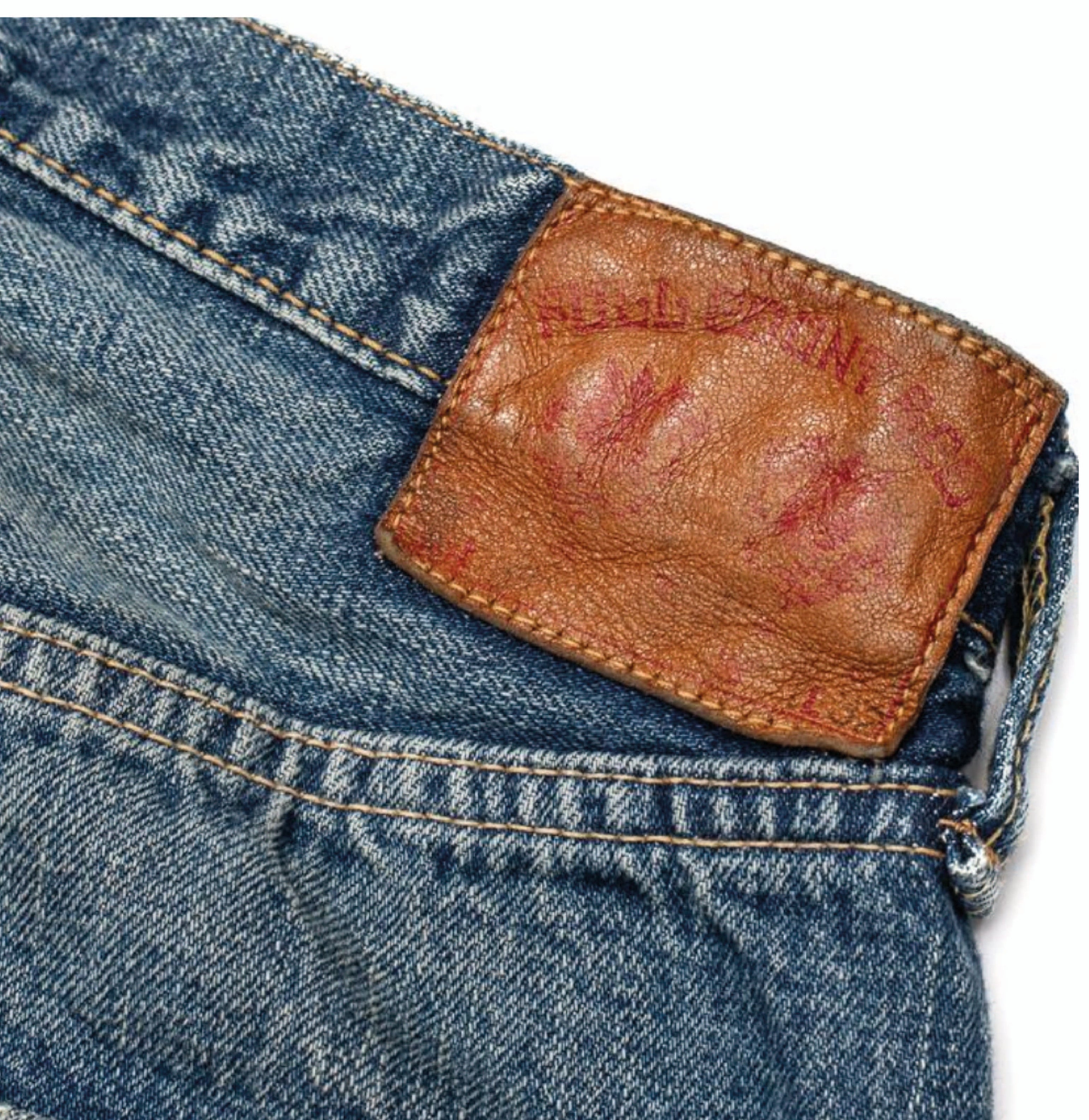 0105 13.7oz Wide Straight Jean - 'Dartford' Wash