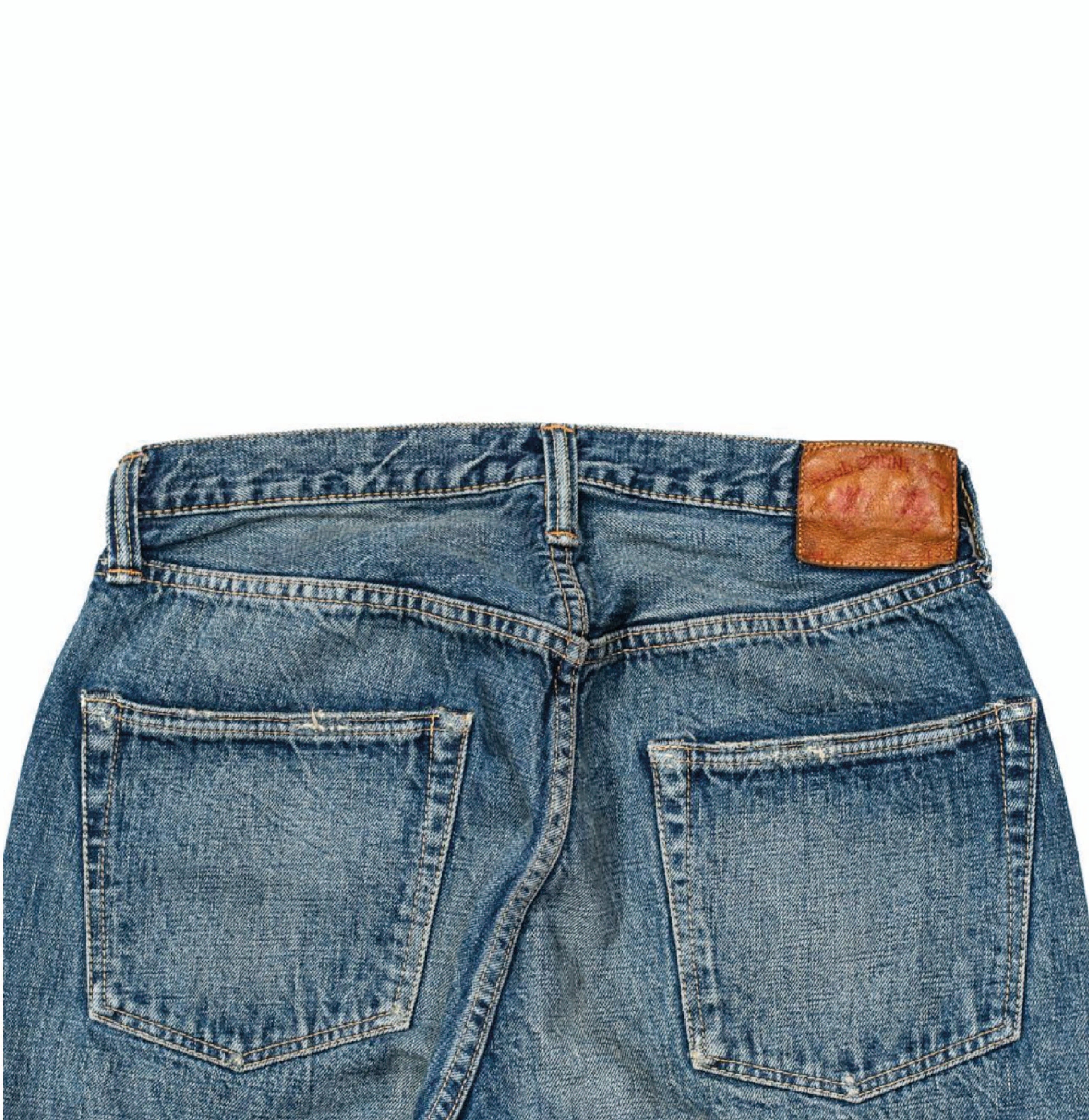0105 13.7oz Wide Straight Jean - 'Dartford' Wash