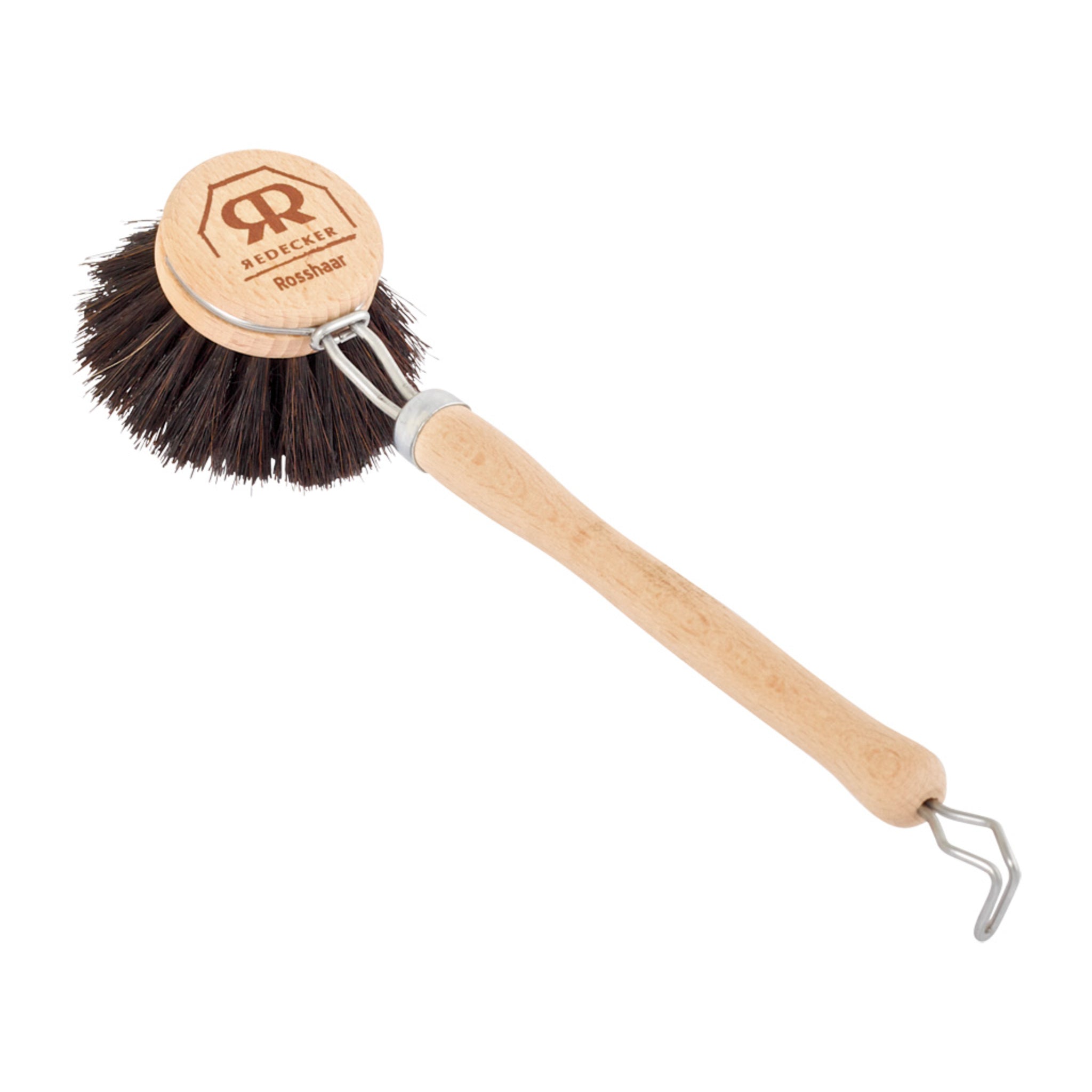 Dish Brush With Handle 4cm - Black
