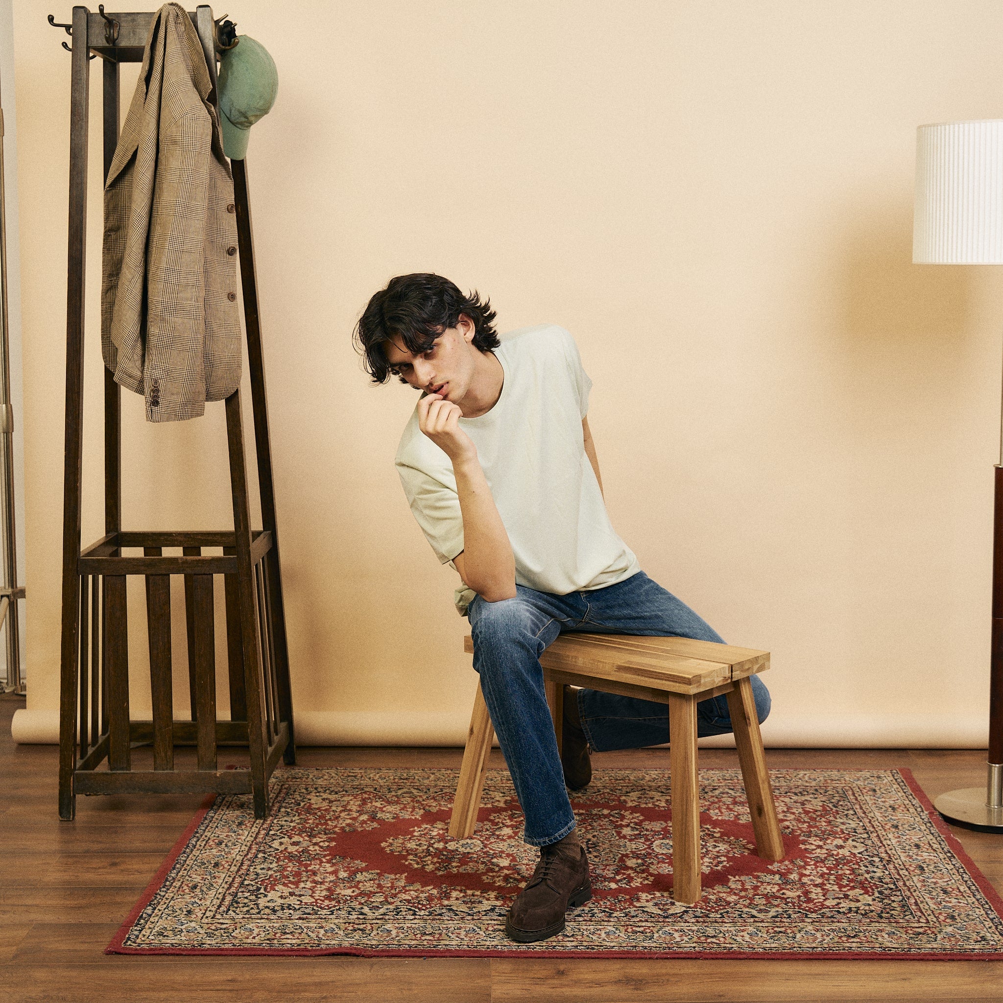 Burrows & Hare Organic Egyptian Cotton T-Shirt - Sage