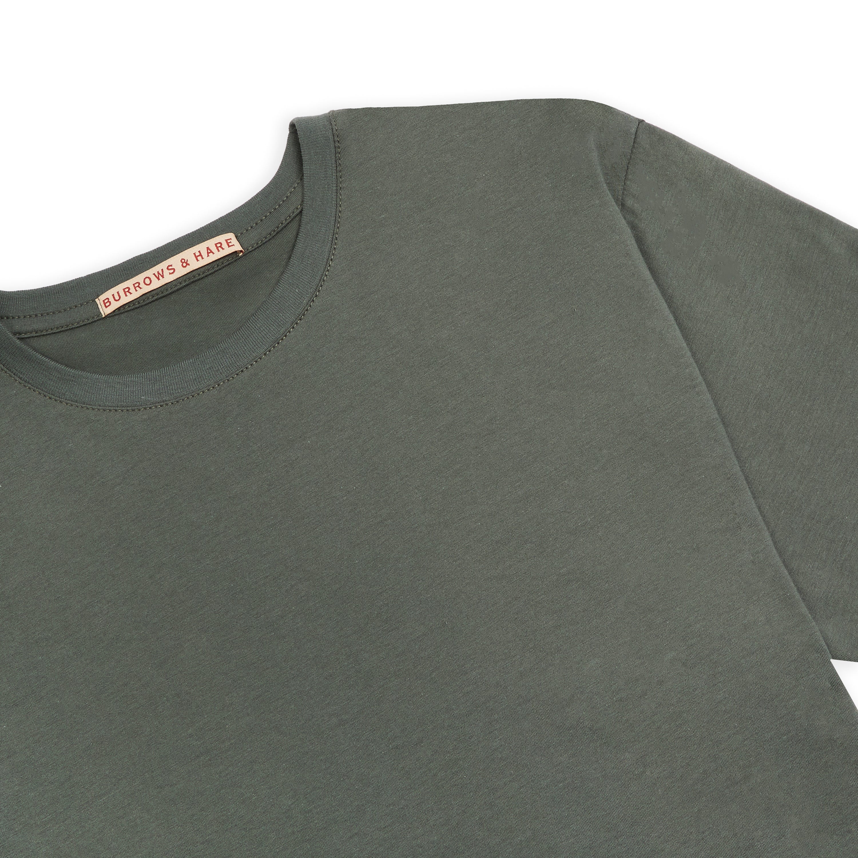 Burrows & Hare Organic Egyptian Cotton T-Shirt - Laurel Wreath