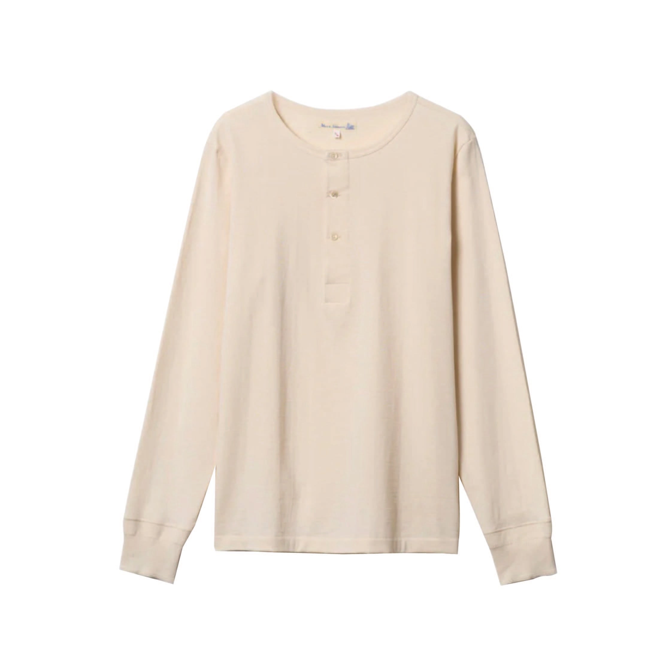Mid-Century Machine Refined Fit Long Sleeve Henley - Nature