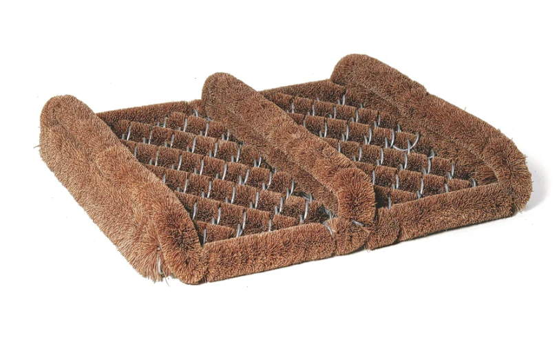 Coconut Doormat with Side Scrapers