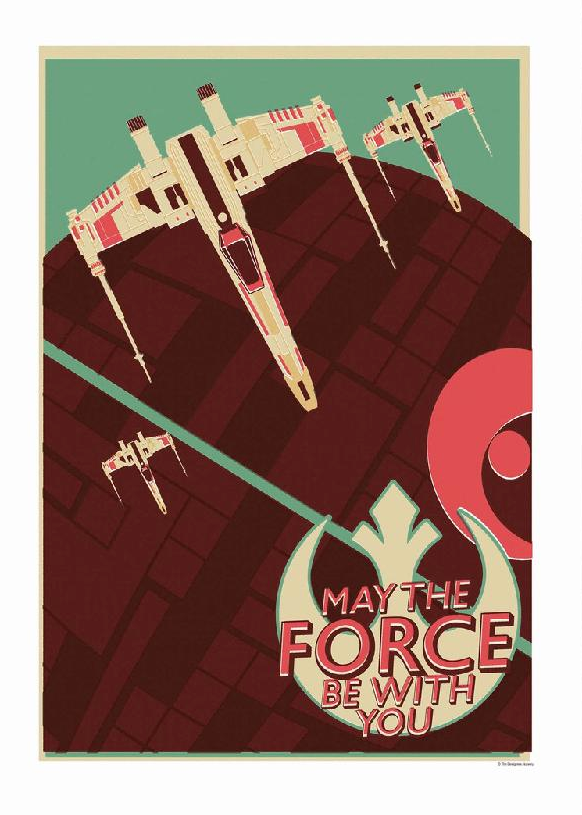 X-Wing - Star WarsOffset print by East End Prints on premium acid-free paper.