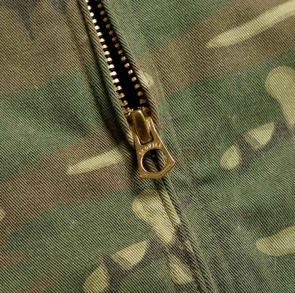USMC Tour Jacket ERDL Camo 3rd Mar. Div. 3rd TKS. BN