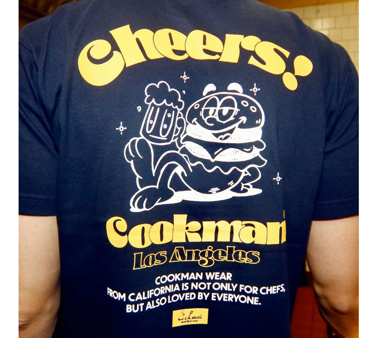 T-Shirt Cheers Burgers - Navy
