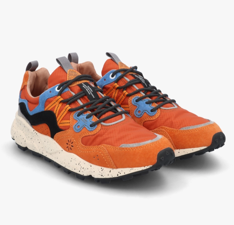 Yamano 3 Suede/Nylon Squared Coral Deep Blue Black