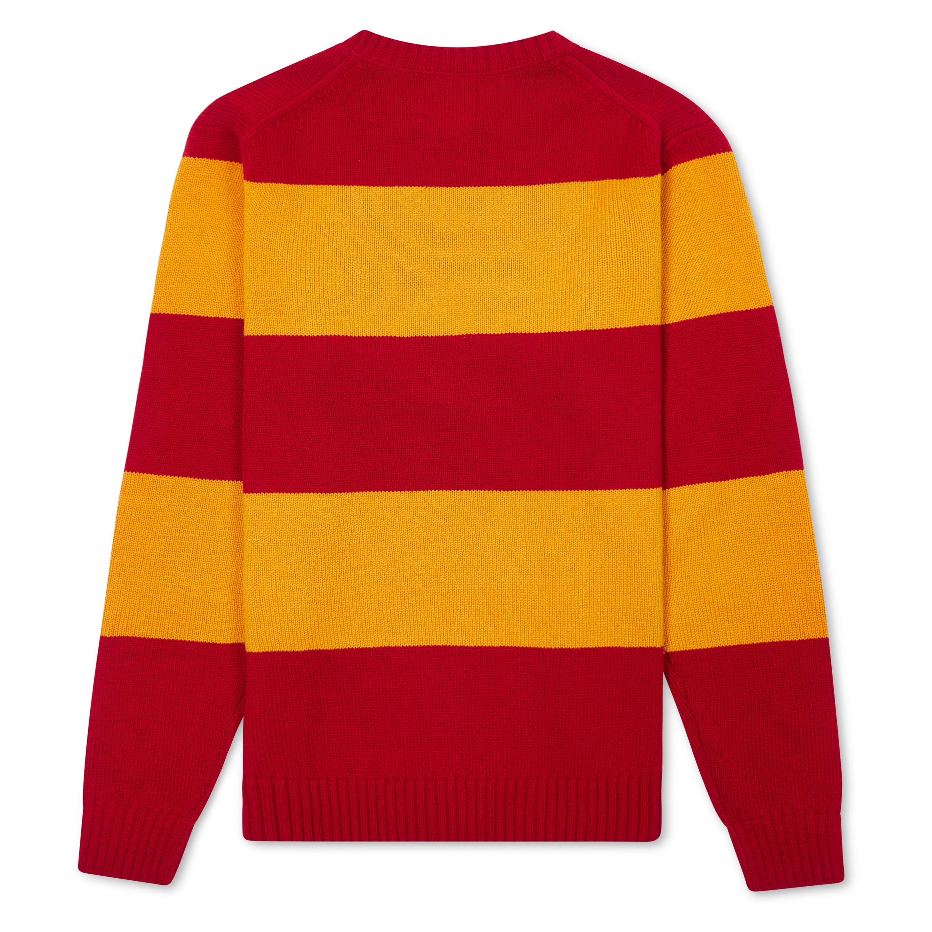 Burrows & Hare Striped Crew Neck Jumper - Sunray - Burrows and Hare