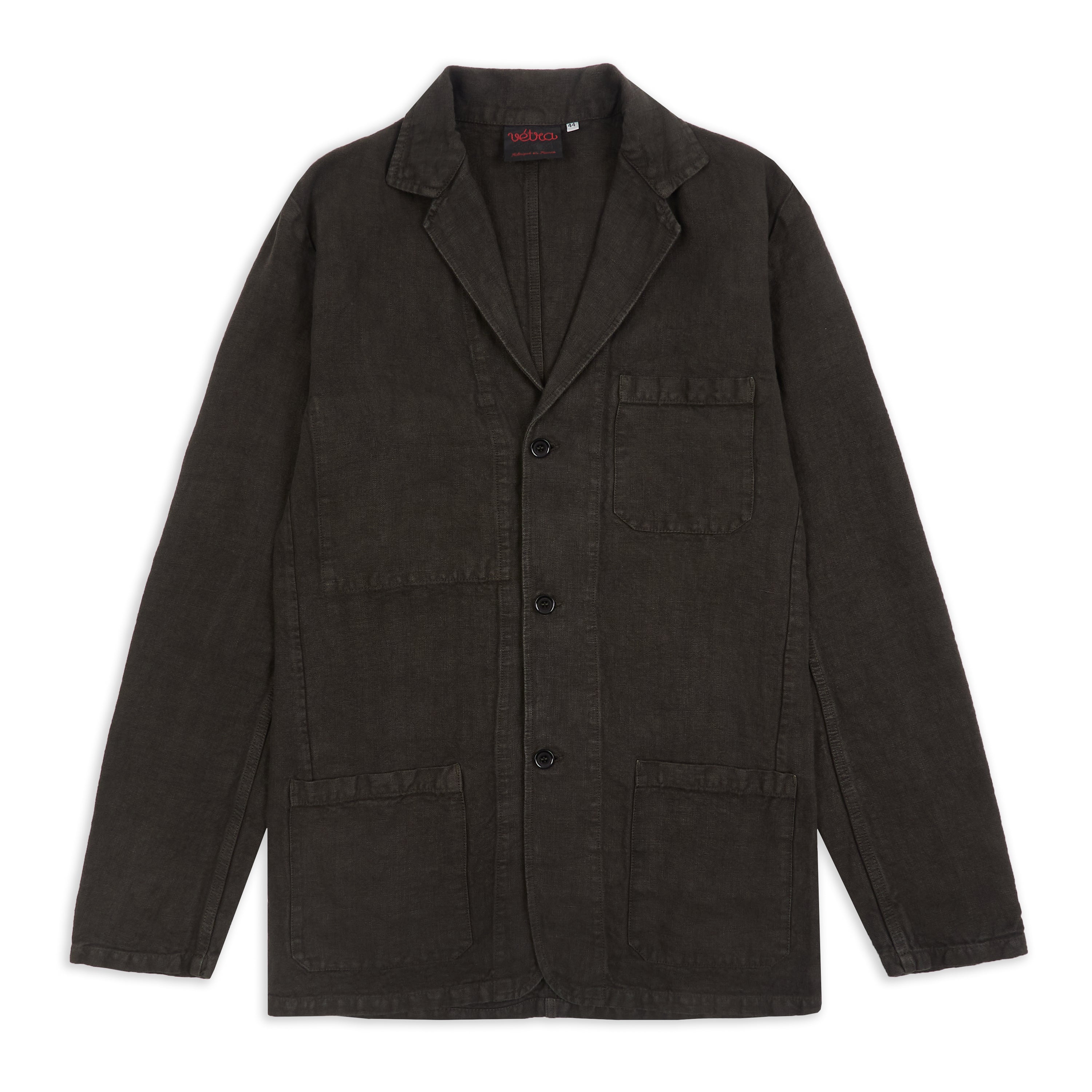 Heavy Linen Blazer - Elk