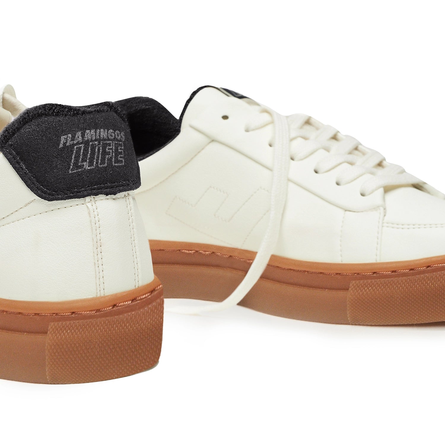 sneakers White Black Caramel