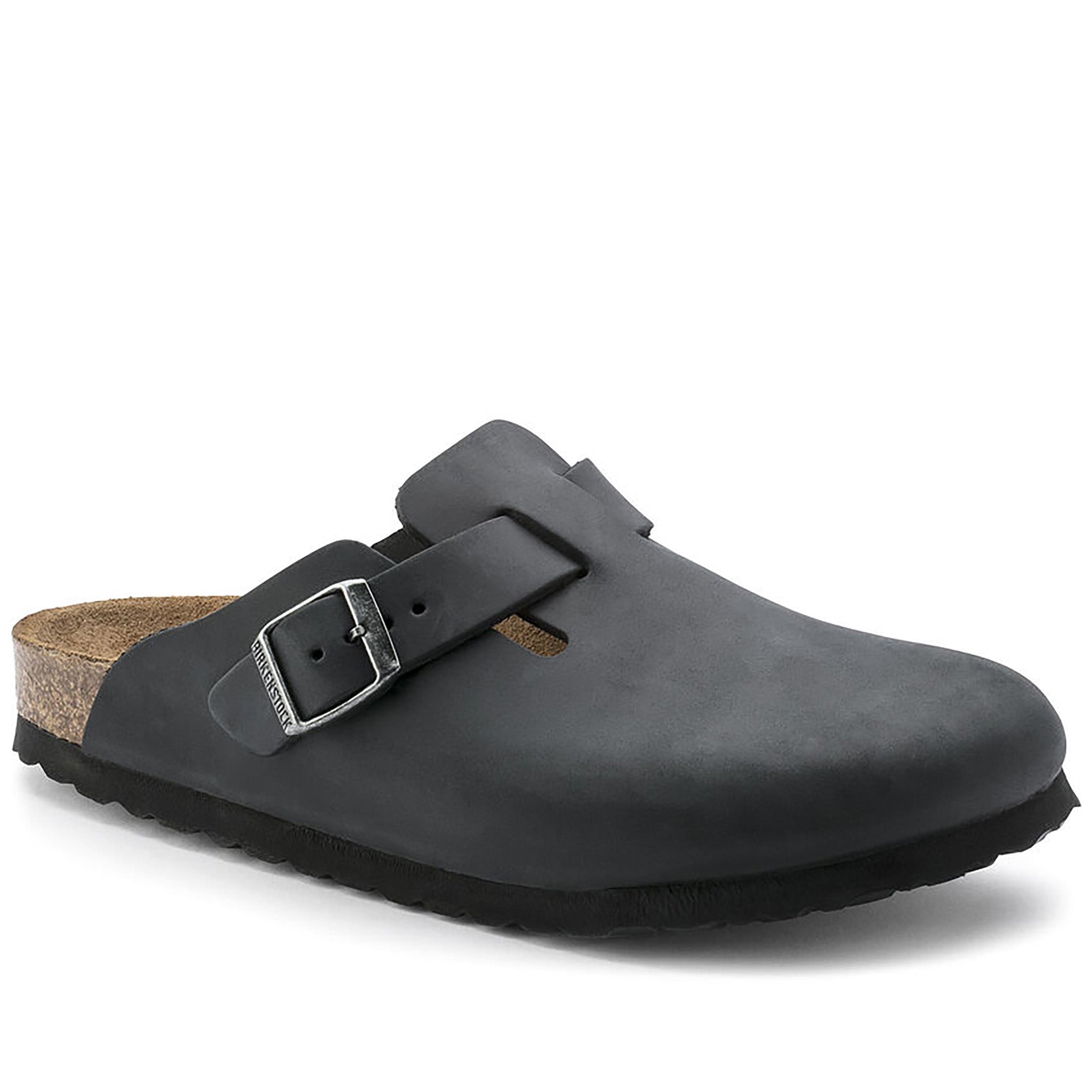 Boston Clogs - Oiled Leather Black