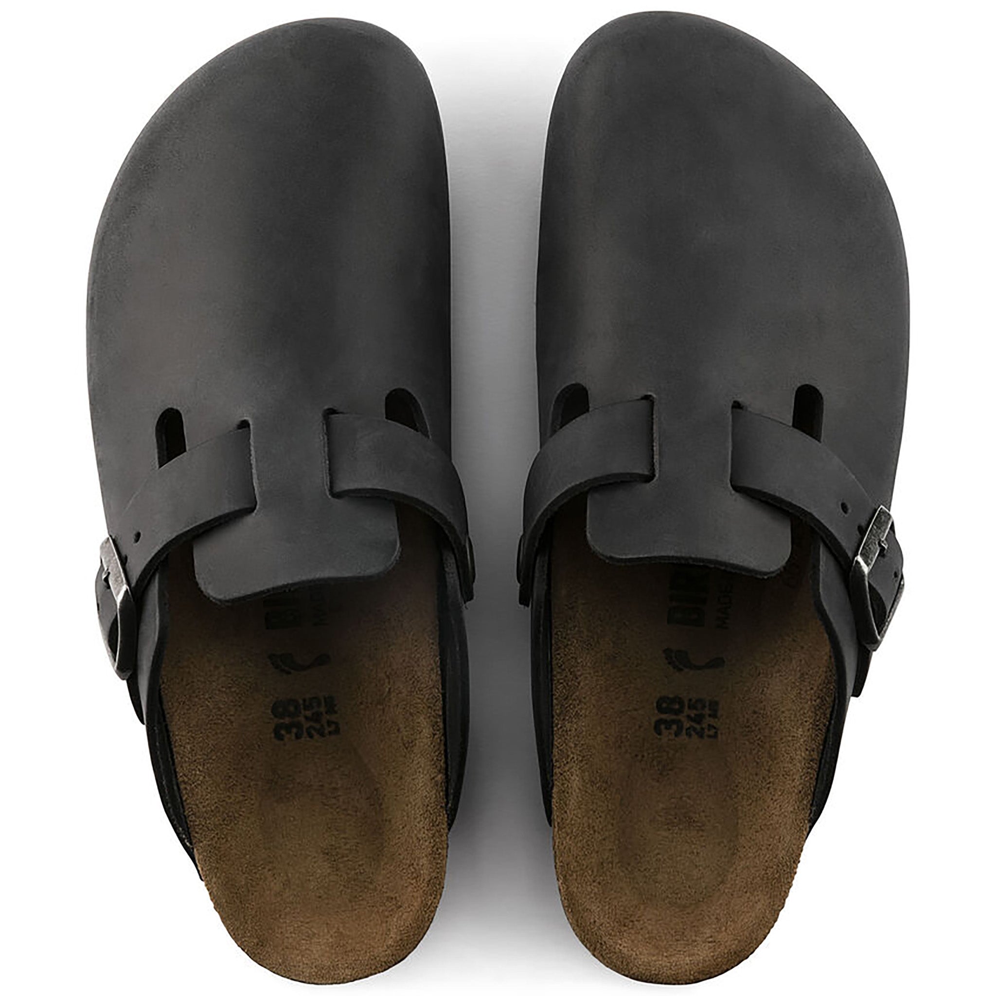 Boston Clogs - Oiled Leather Black