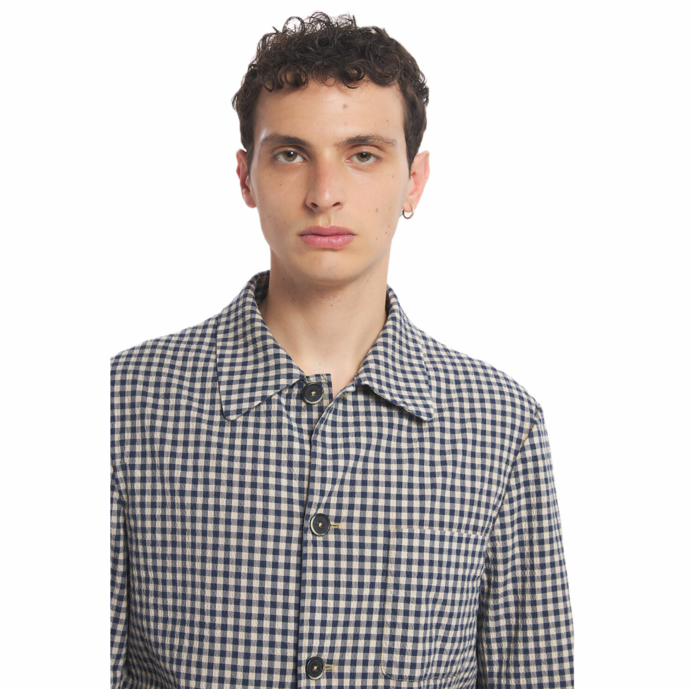 Barena Overshirt Visal - Marin - Navy