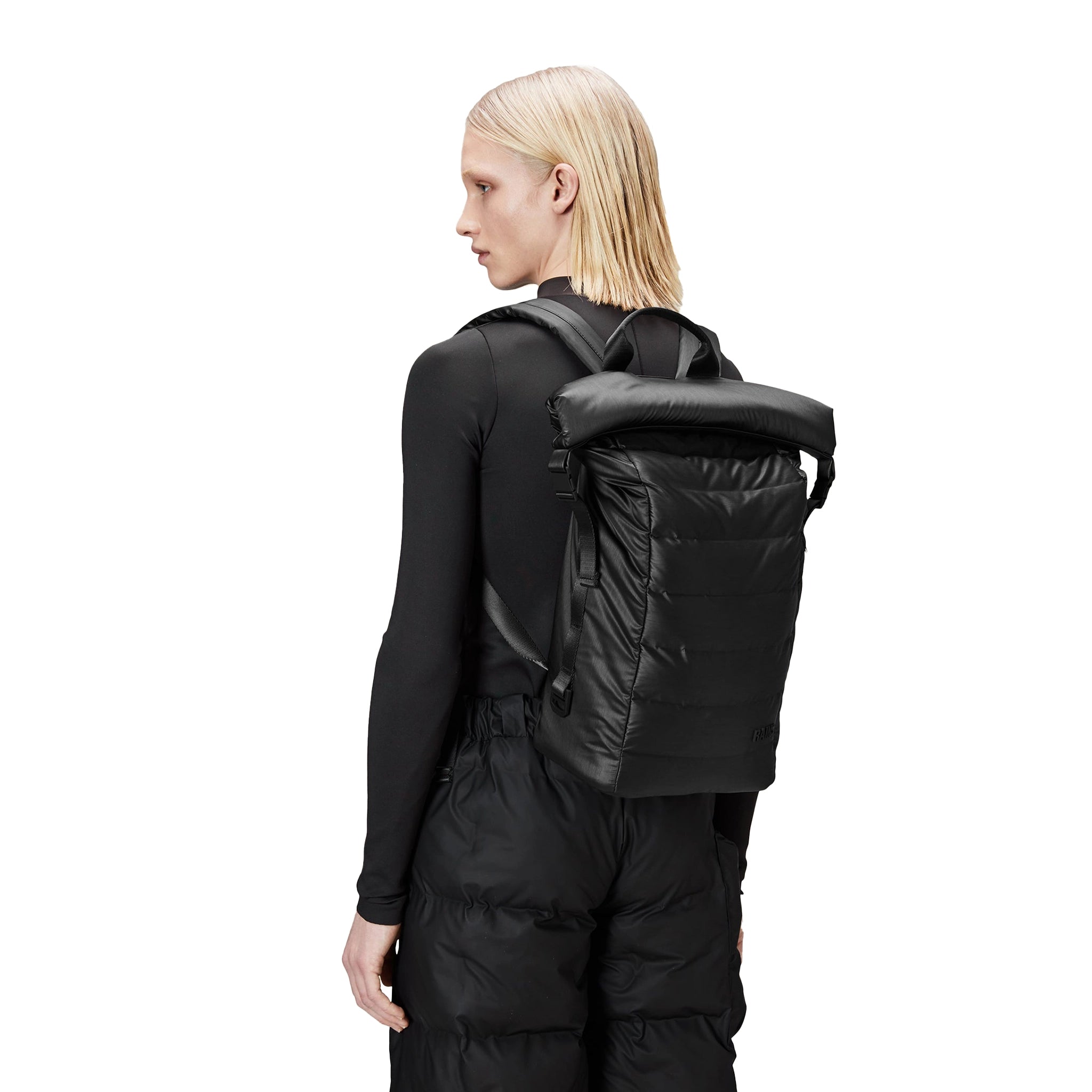 Puffer Backpack - Black