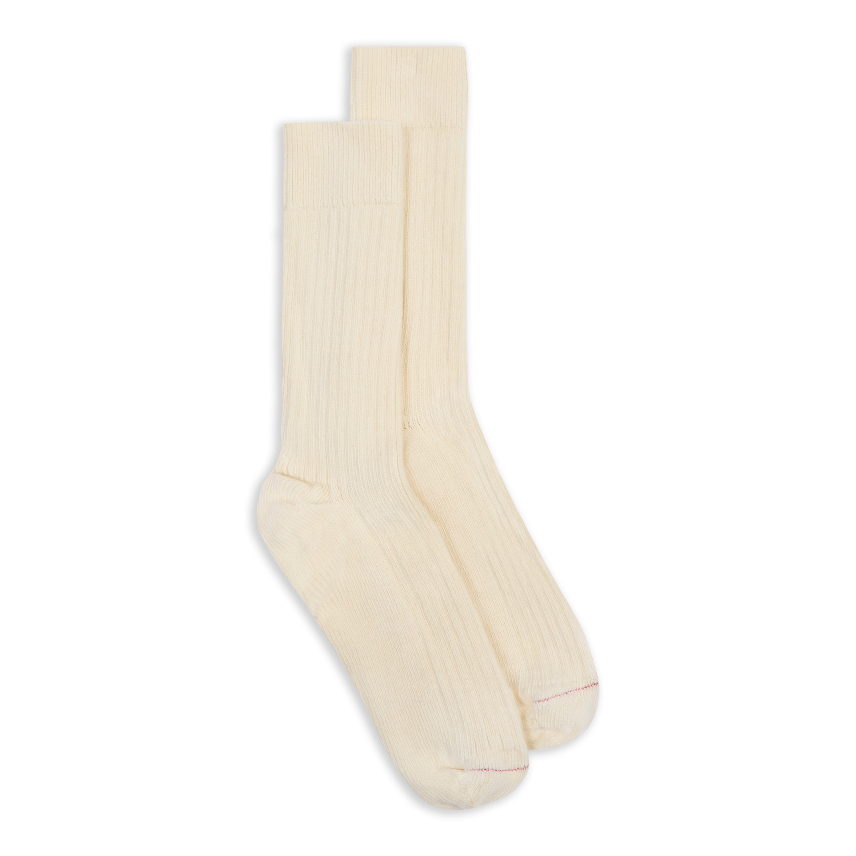 Ribbed Socks - Cream