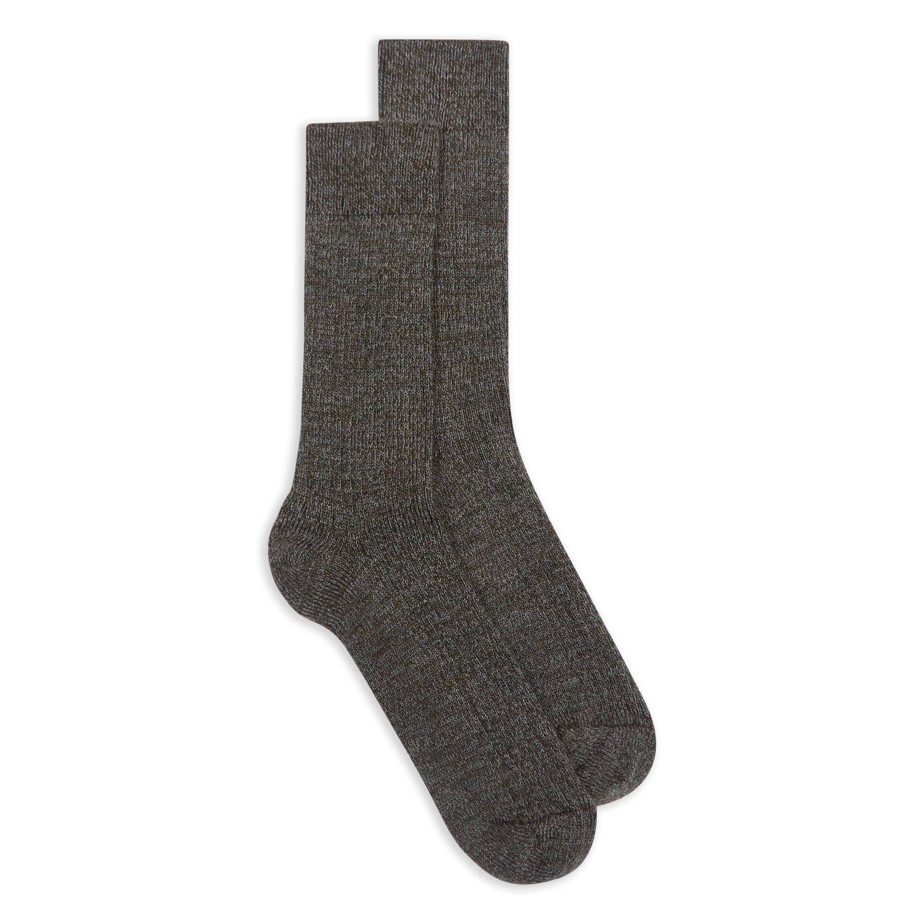 Ribbed Socks - Grey Marl