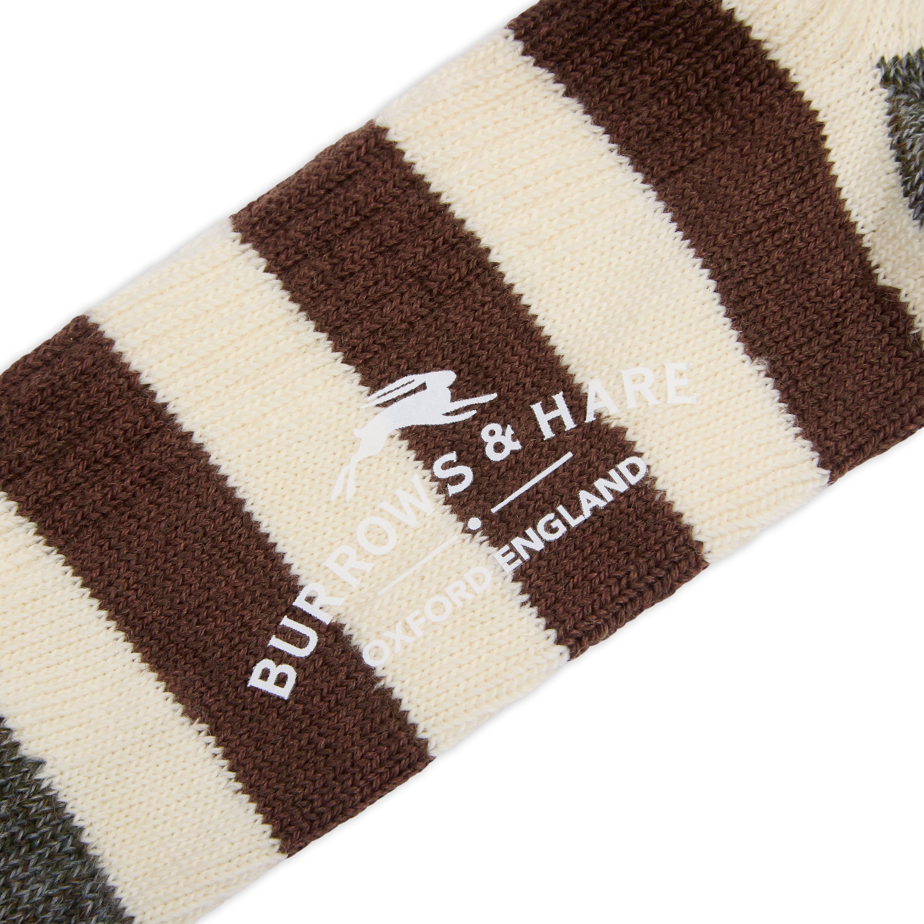 Hoops Socks - Brown