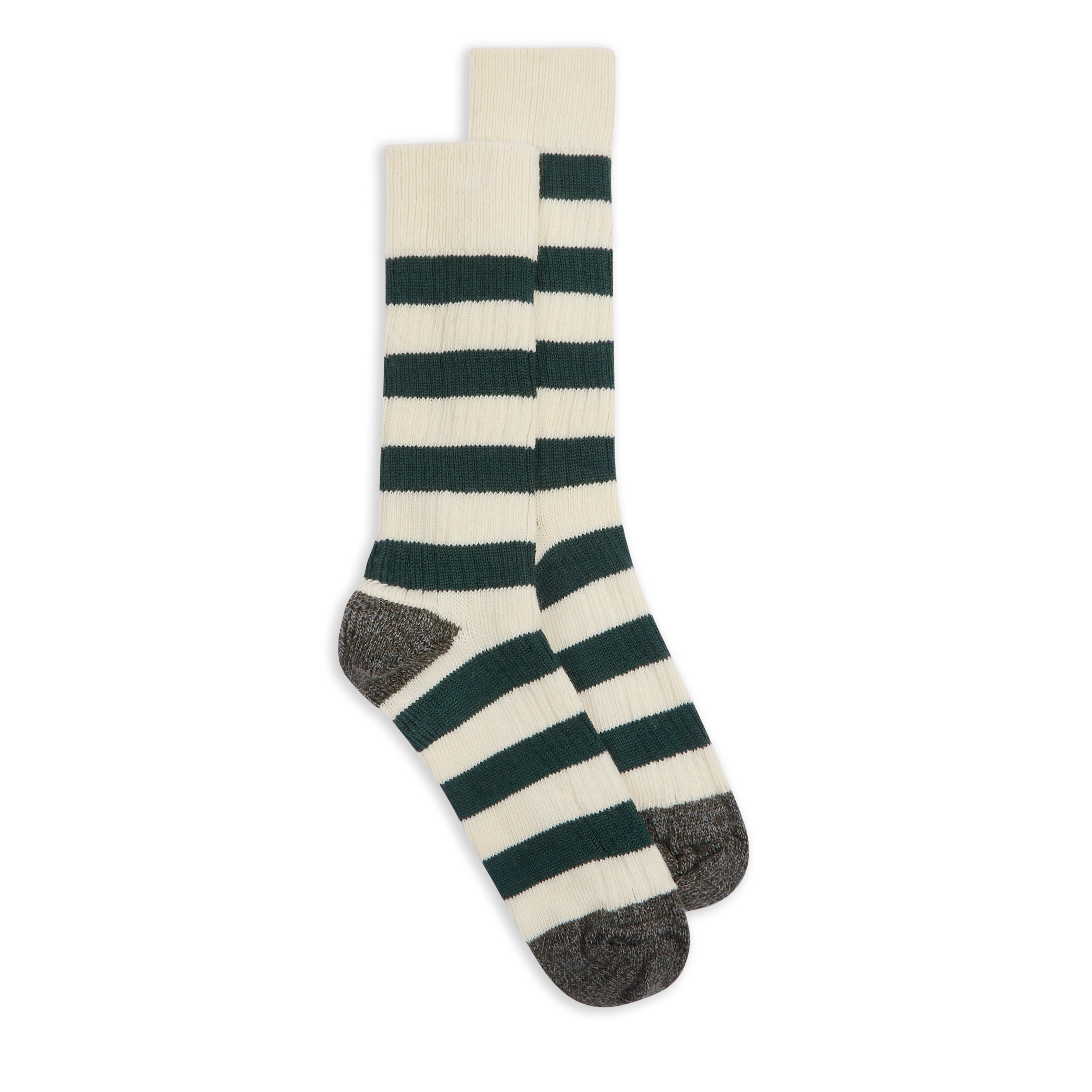 Hoops Socks - Dark Green