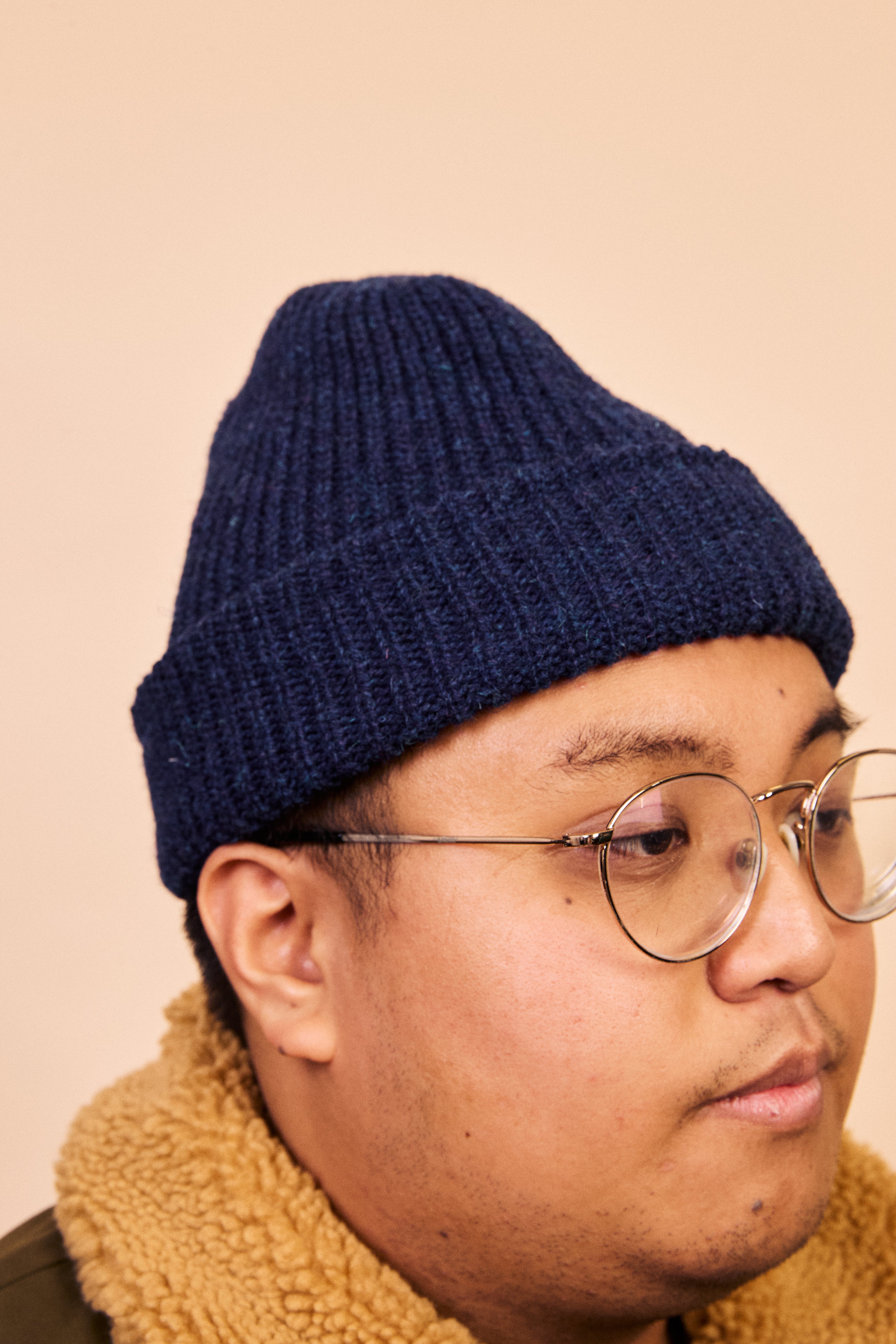 Mechanics Beanie Hat - Navy