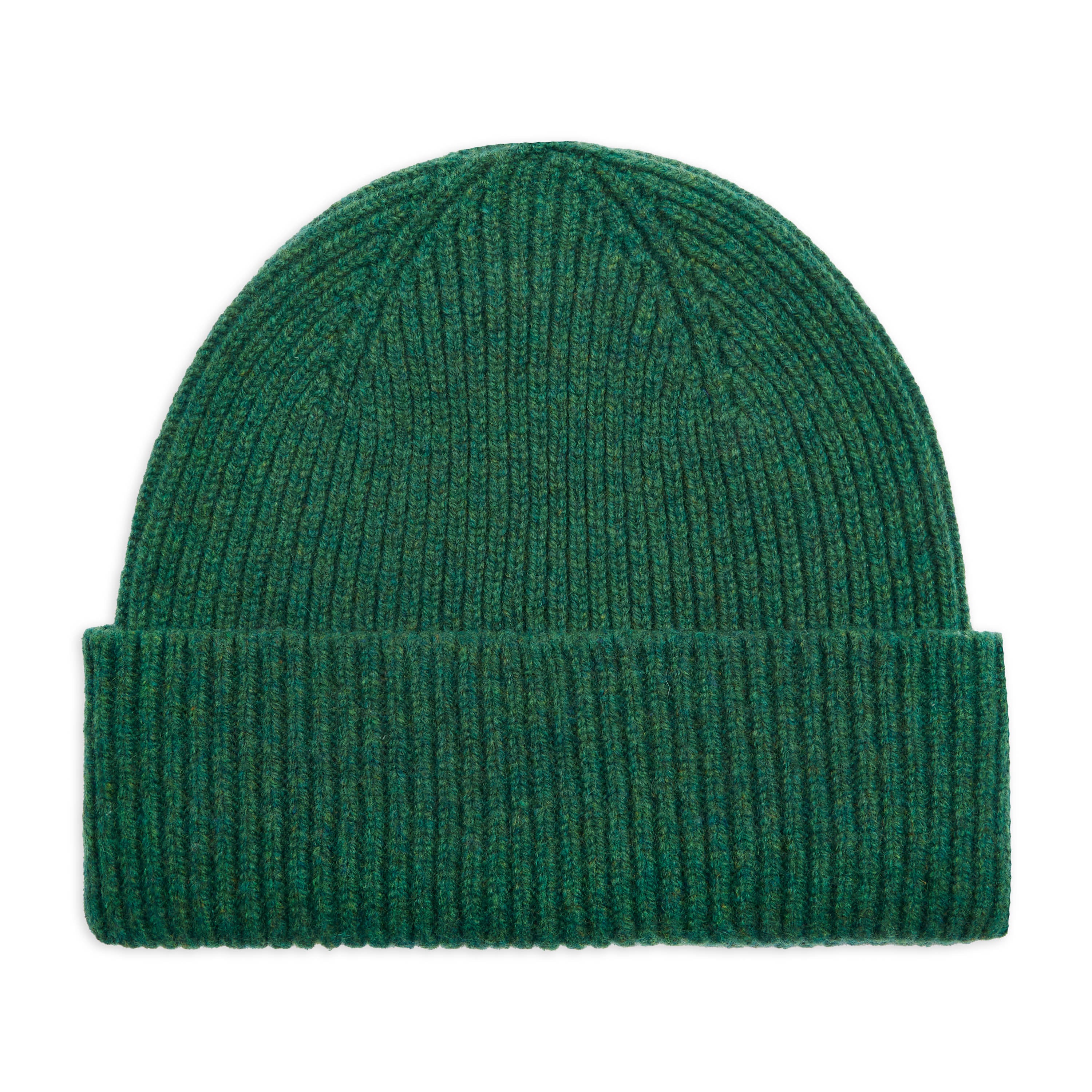 Pure New Wool Beanie Hat - Courgette