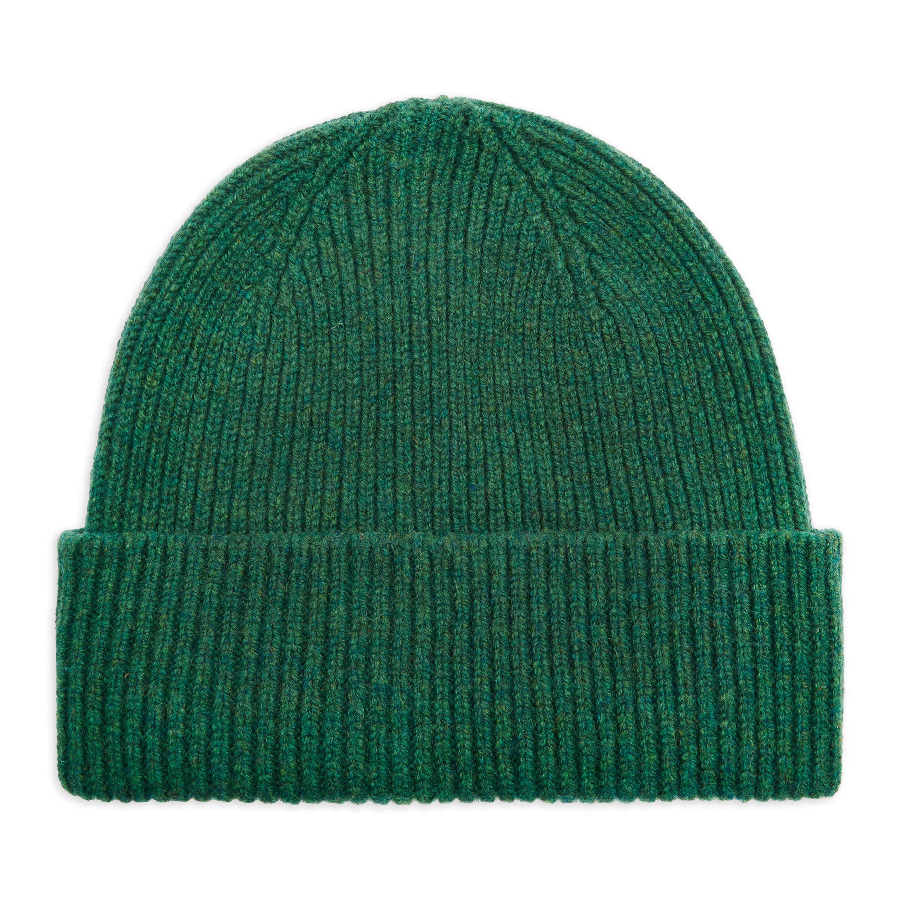 Pure New Wool Beanie Hat - Courgette