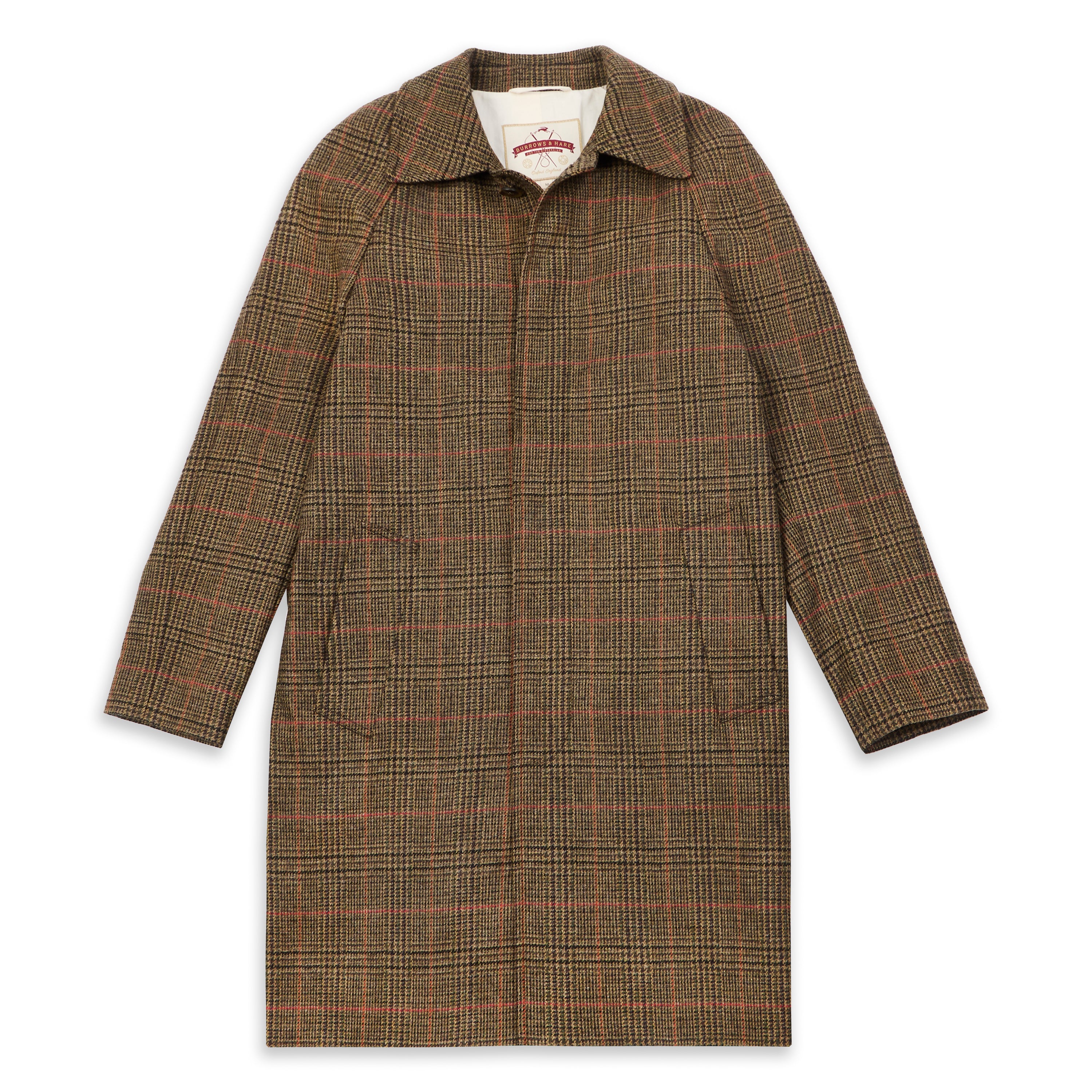 Men's Tweed Overcoat Houndstooth