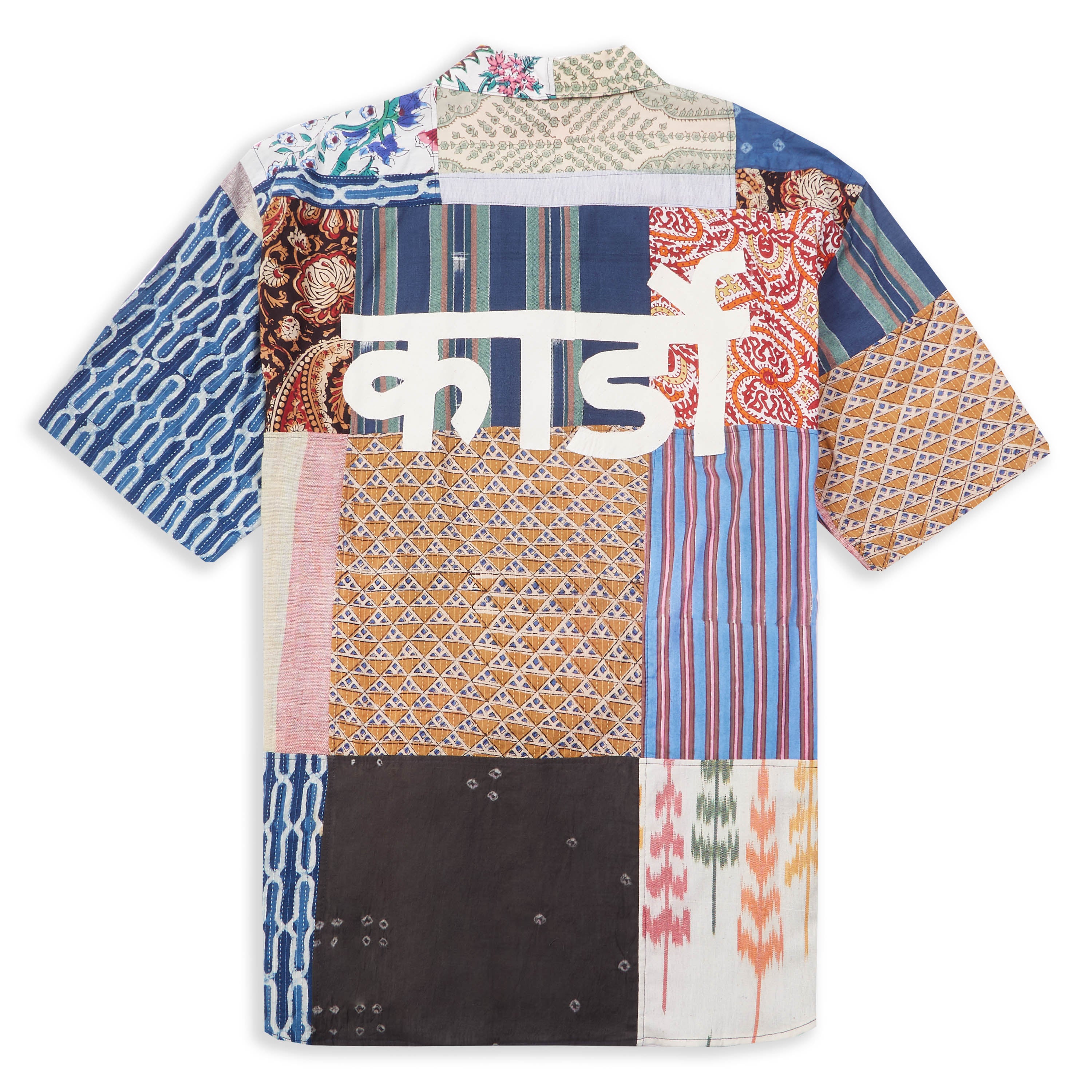 Short Sleeve Shirt Patchwork