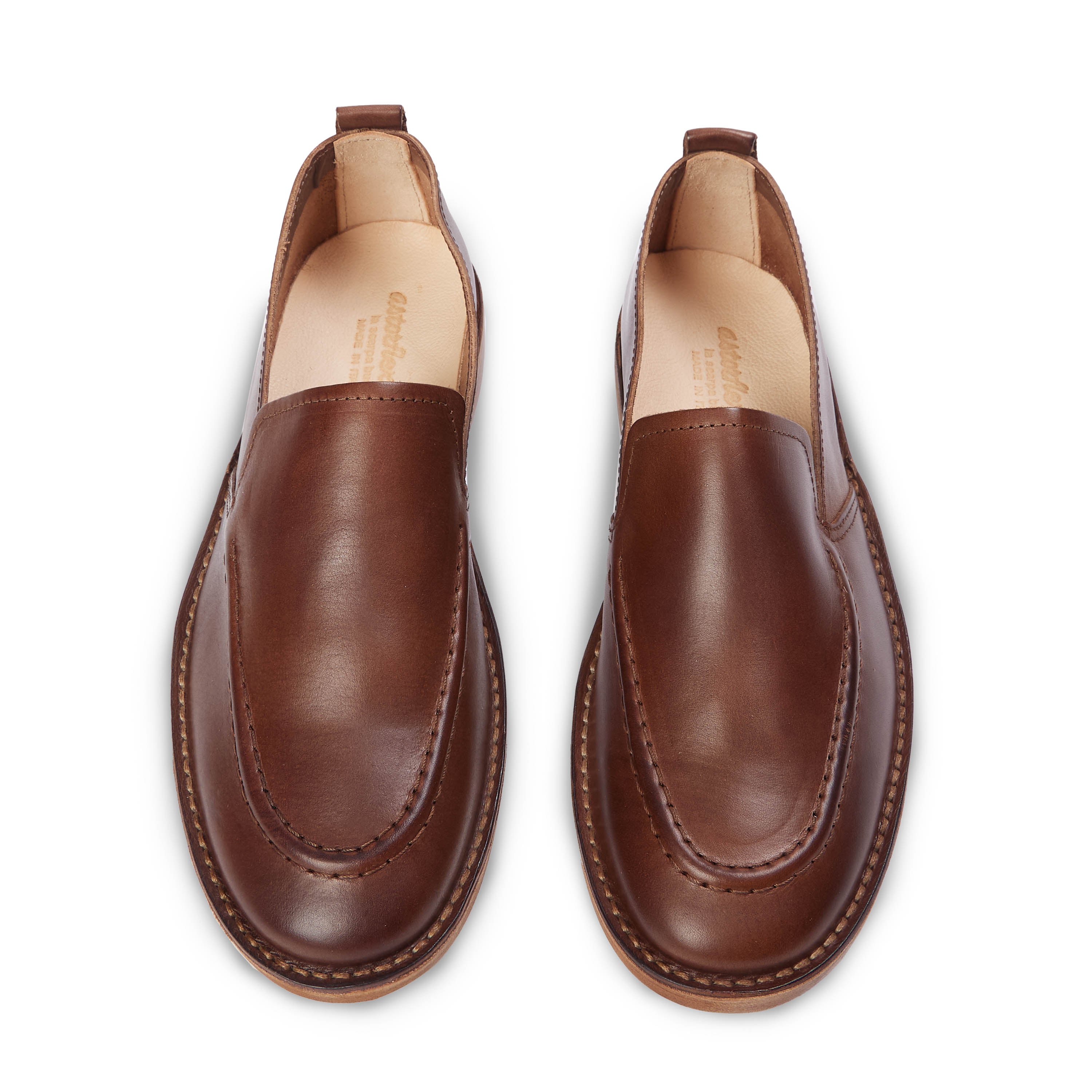 brown loafer shoes