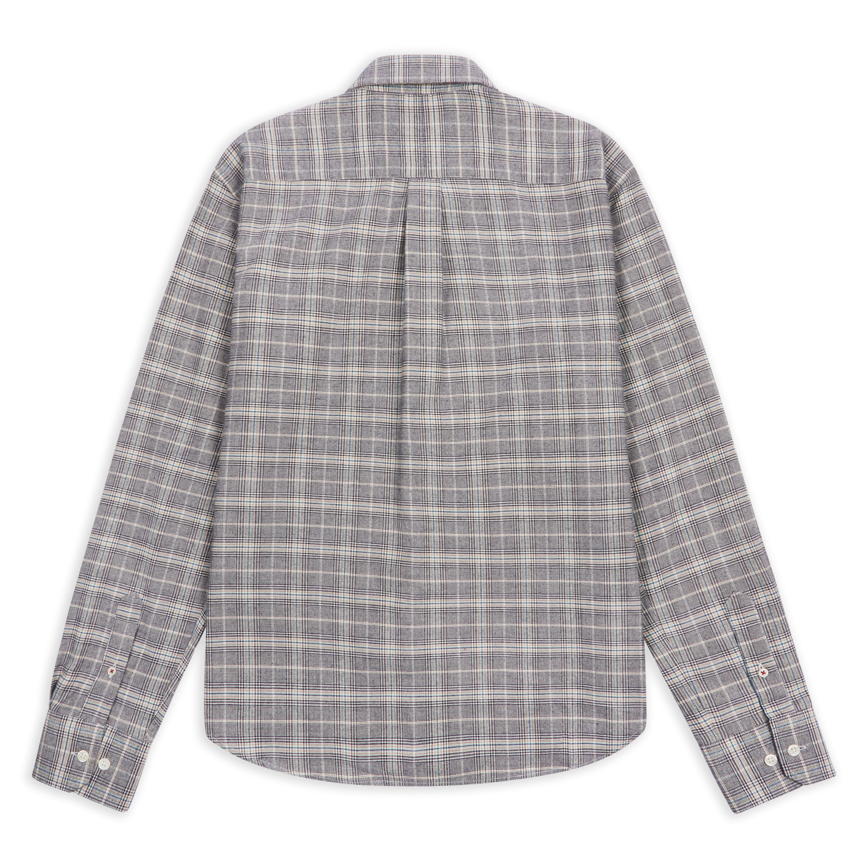 Classic Cotton & Cashmere Shirt - Brown Check