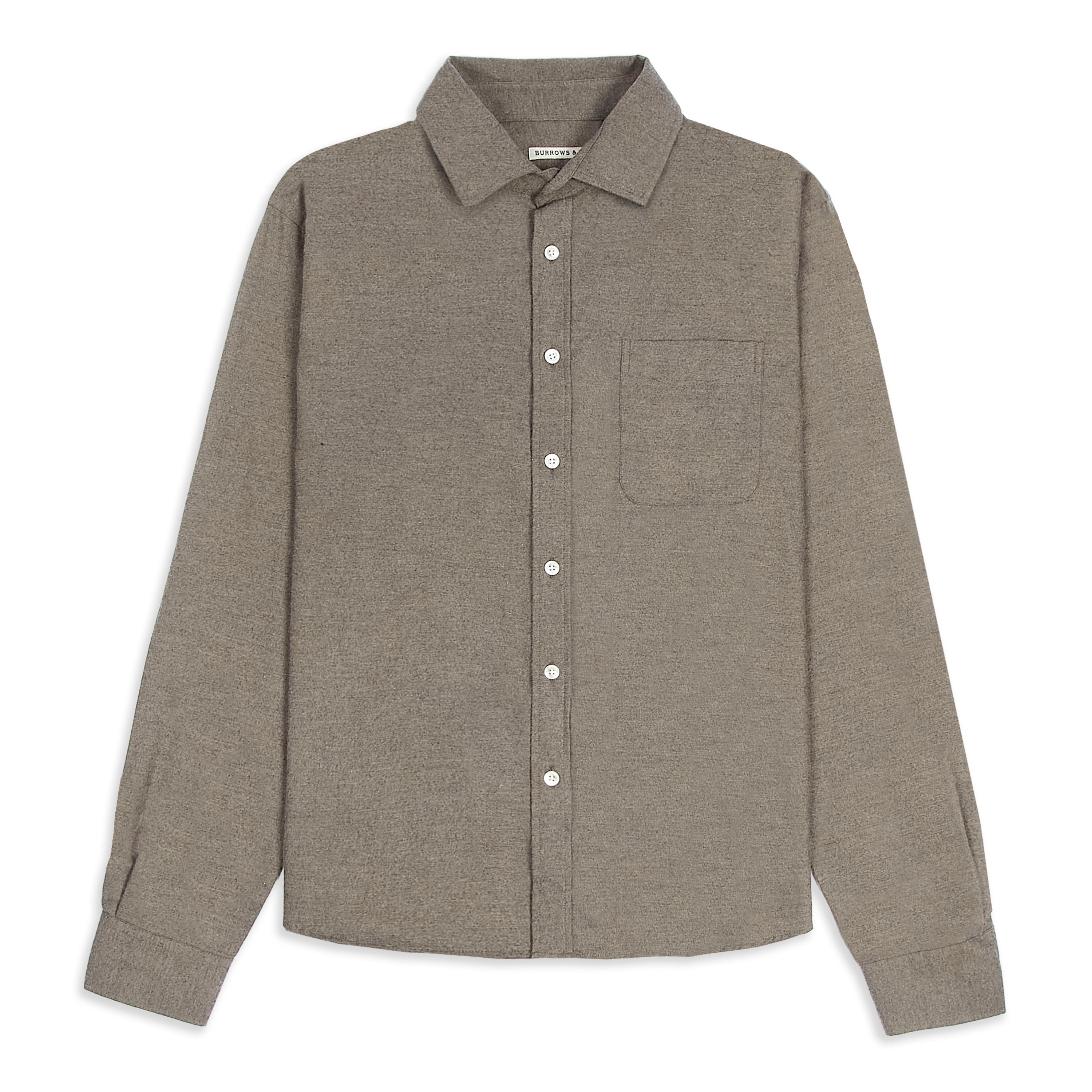 Classic Cotton Shirt - Olive Green
