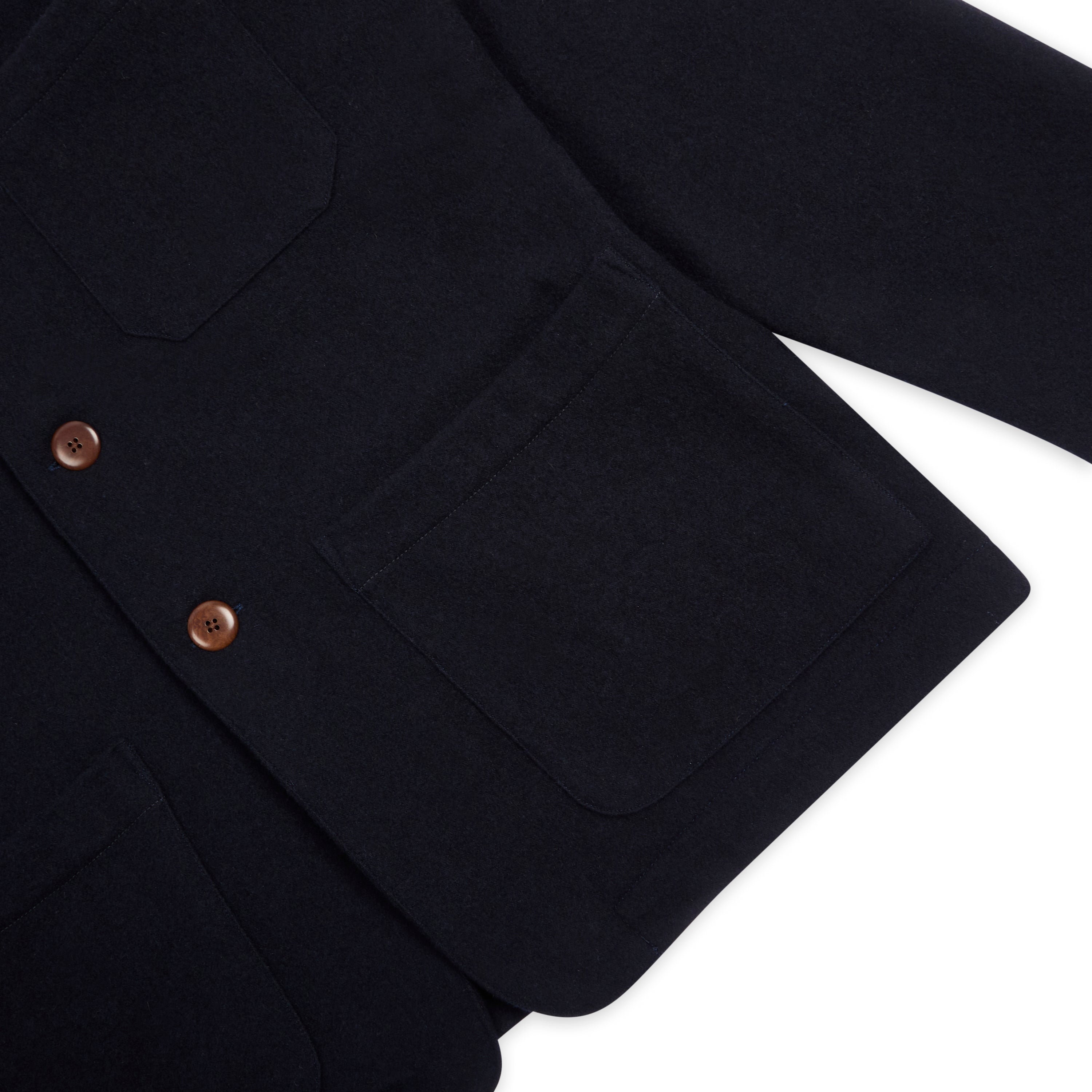 Cashmere & Wool Iffley Jacket - Navy