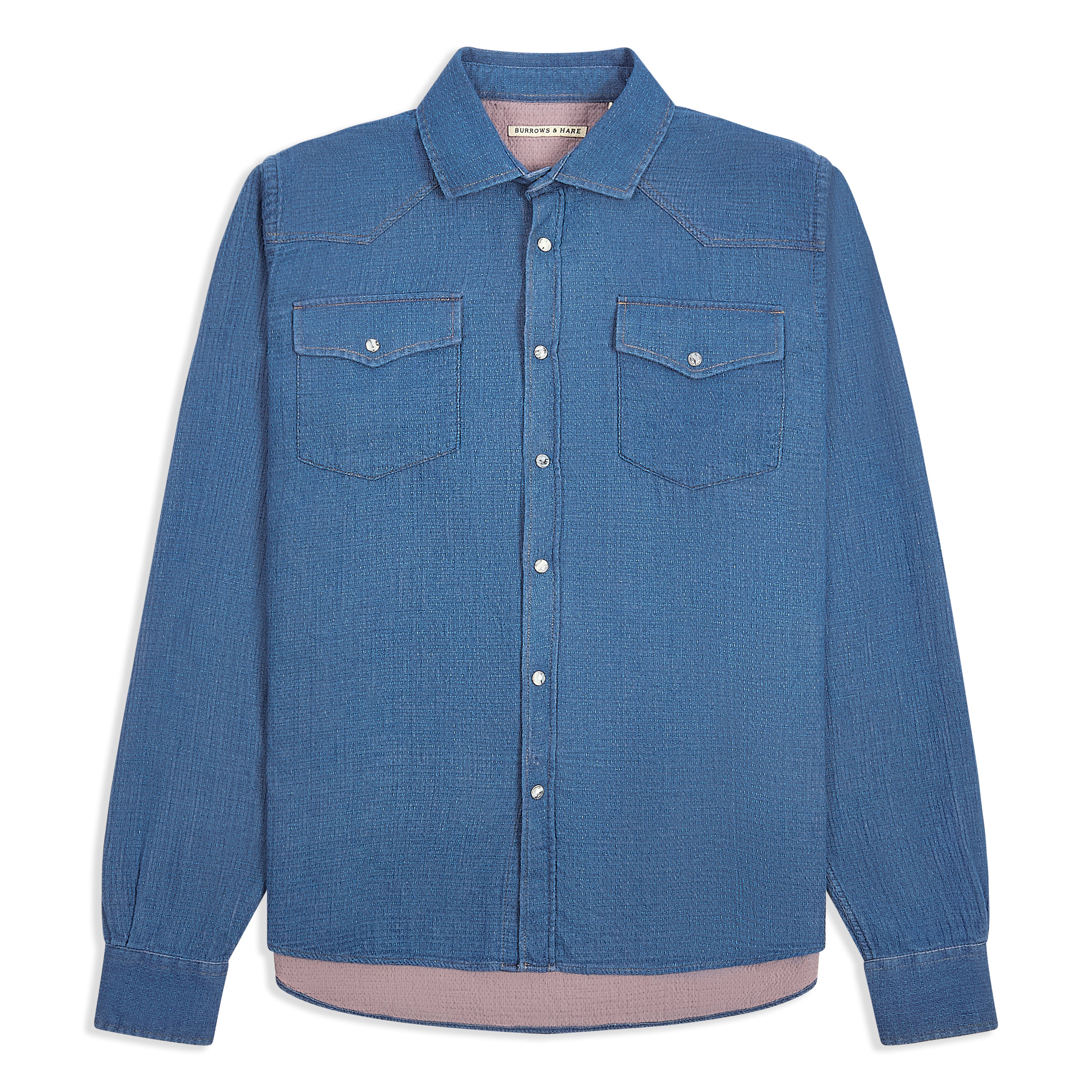 Western Shirt - Bleached Denim