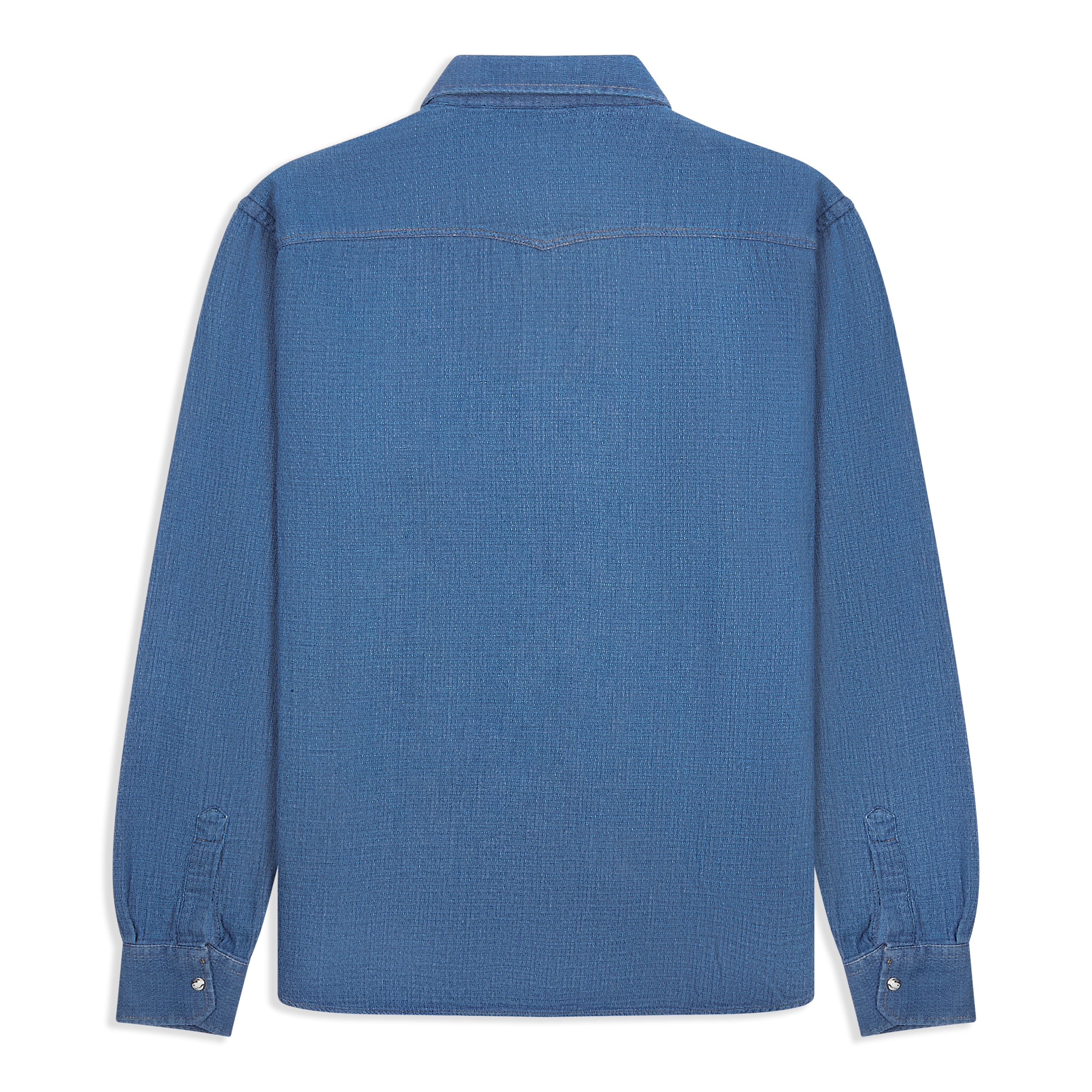 Western Shirt - Bleached Denim