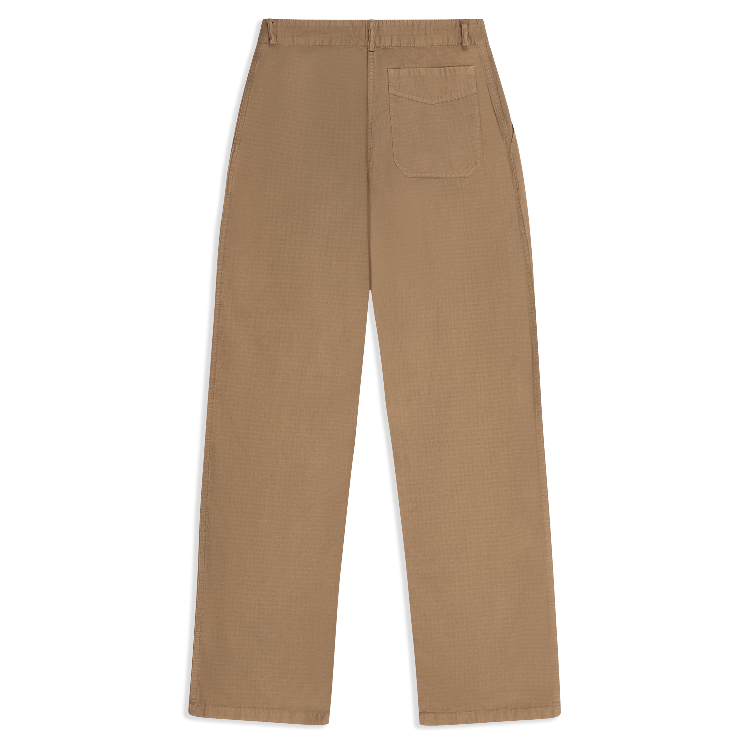 Organic Ripstop Wide Trousers - Desert