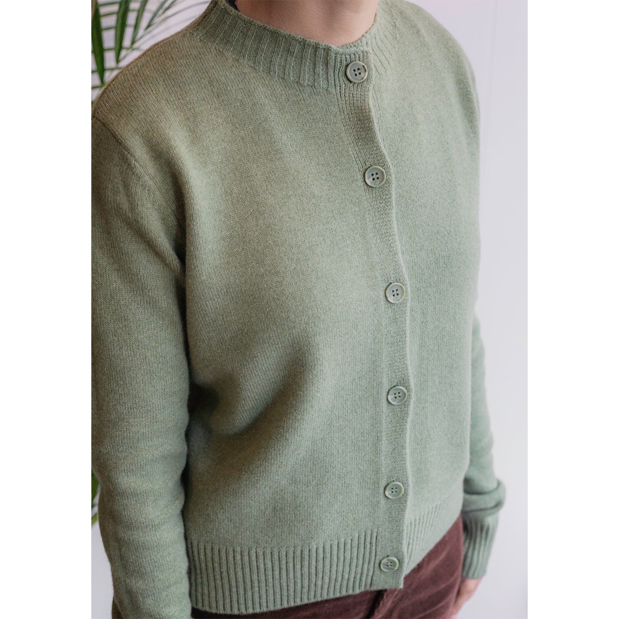  Women’s Knitted Cardigan - Mint