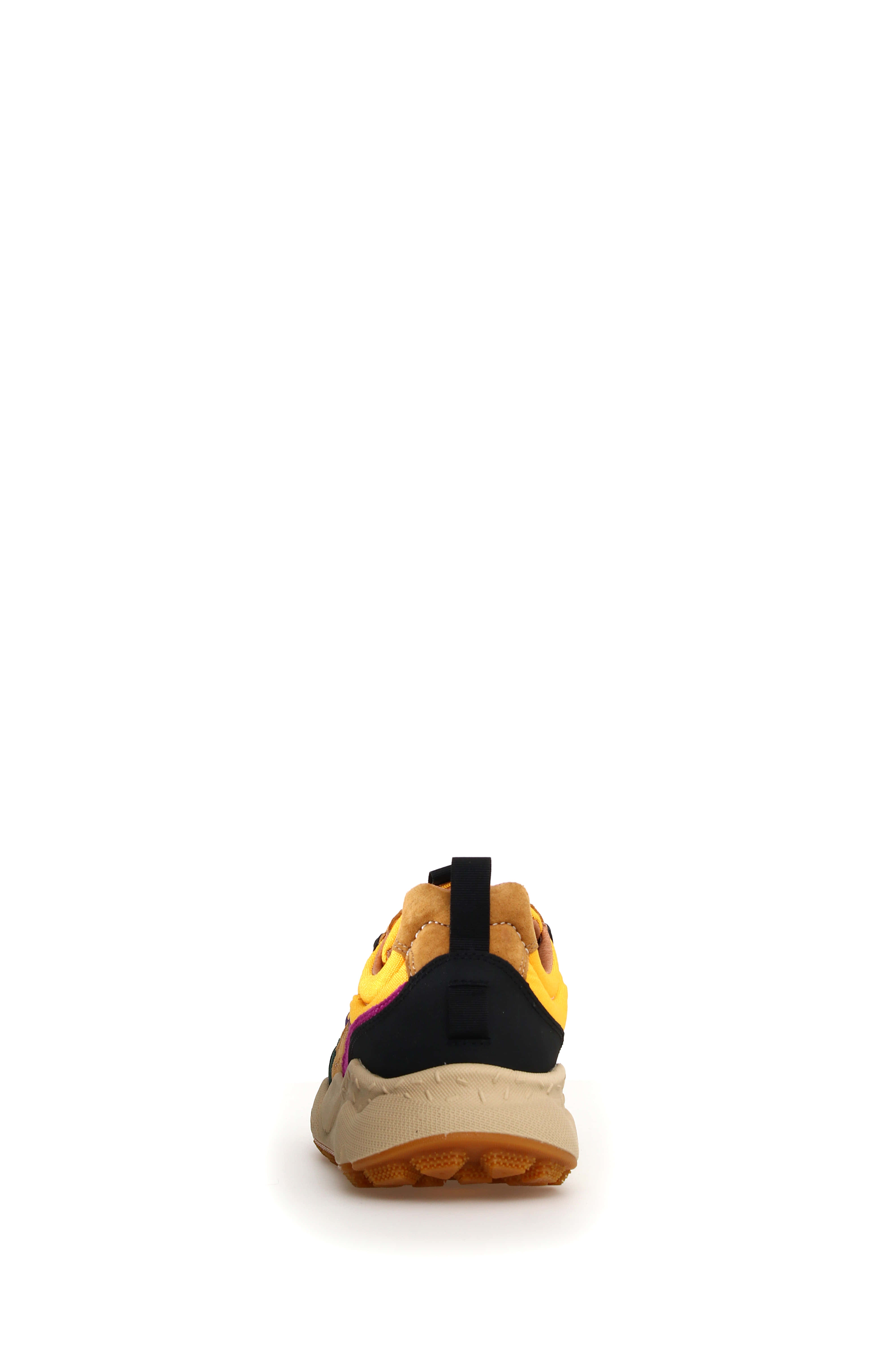 Iwano 2 Uni Suede/Nylon Black-Cognac-Yellow