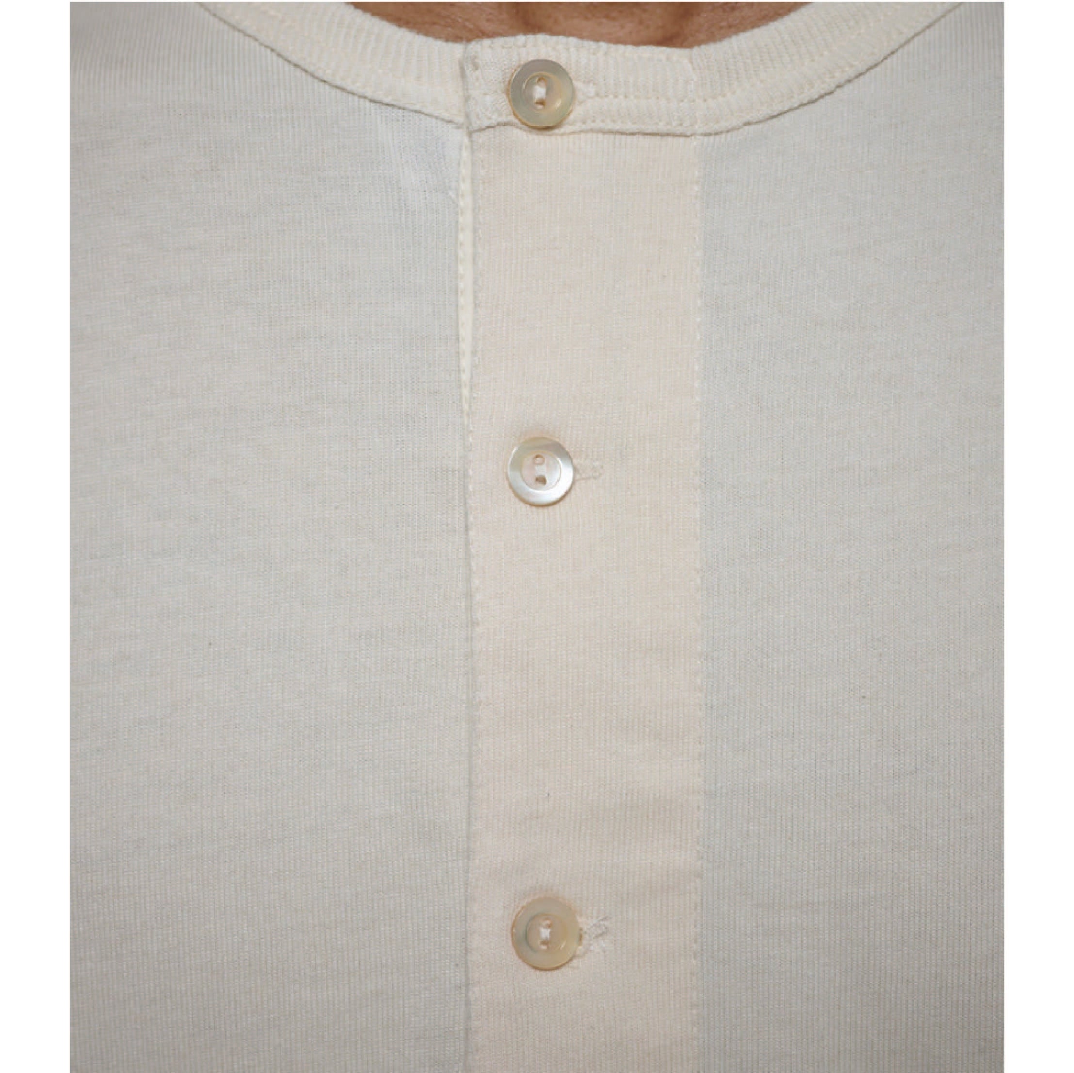 Mid-Century Machine Refined Fit Long Sleeve Henley - Nature
