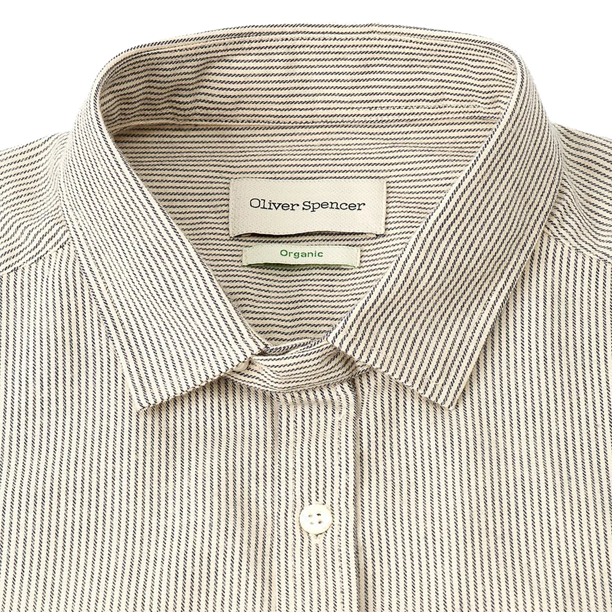 Oliver Spencer Floyd Clerkenwell Tab Shirt - Navy