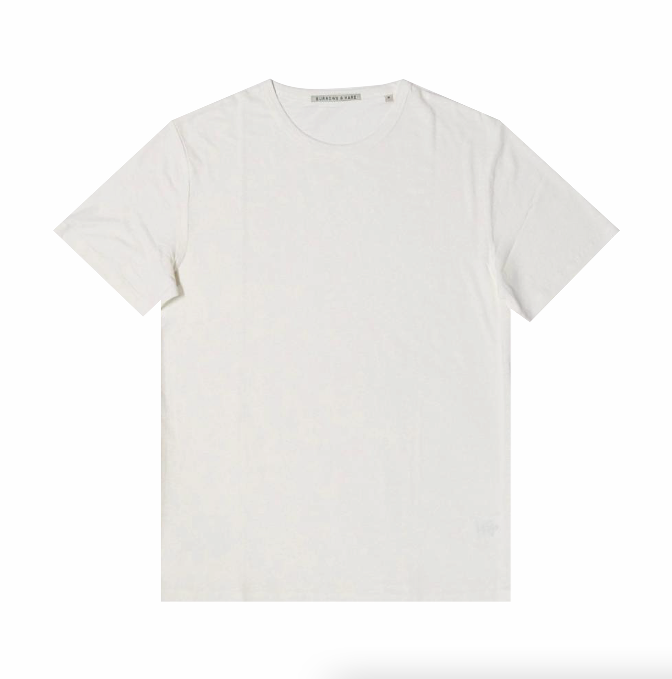 Linen & Cotton T-Shirt -White