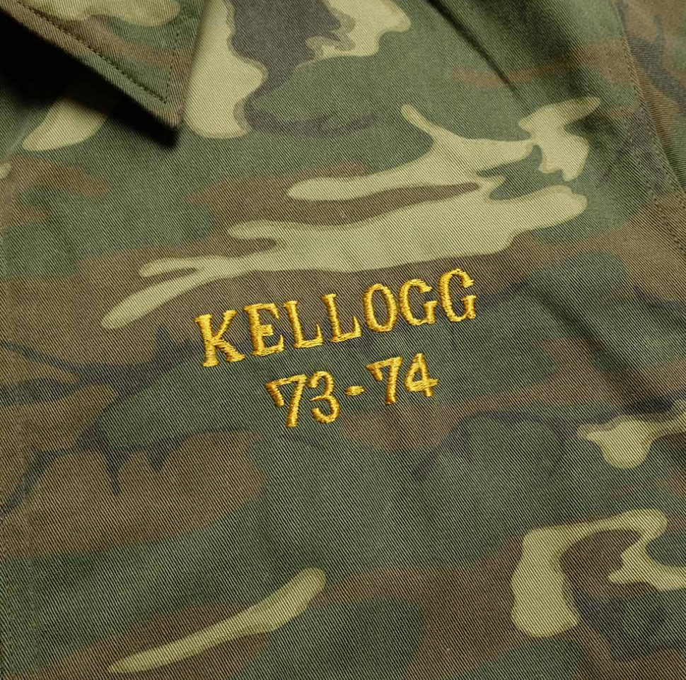 USMC Tour Jacket ERDL Camo 3rd Mar. Div. 3rd TKS. BN