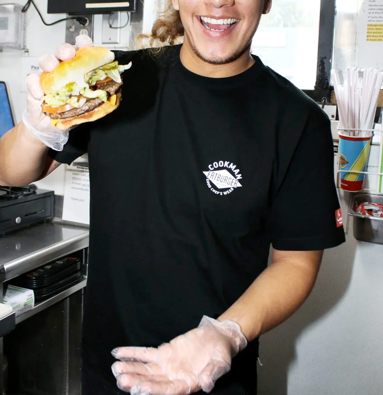 T-Shirt Fatburger First Location - Black
