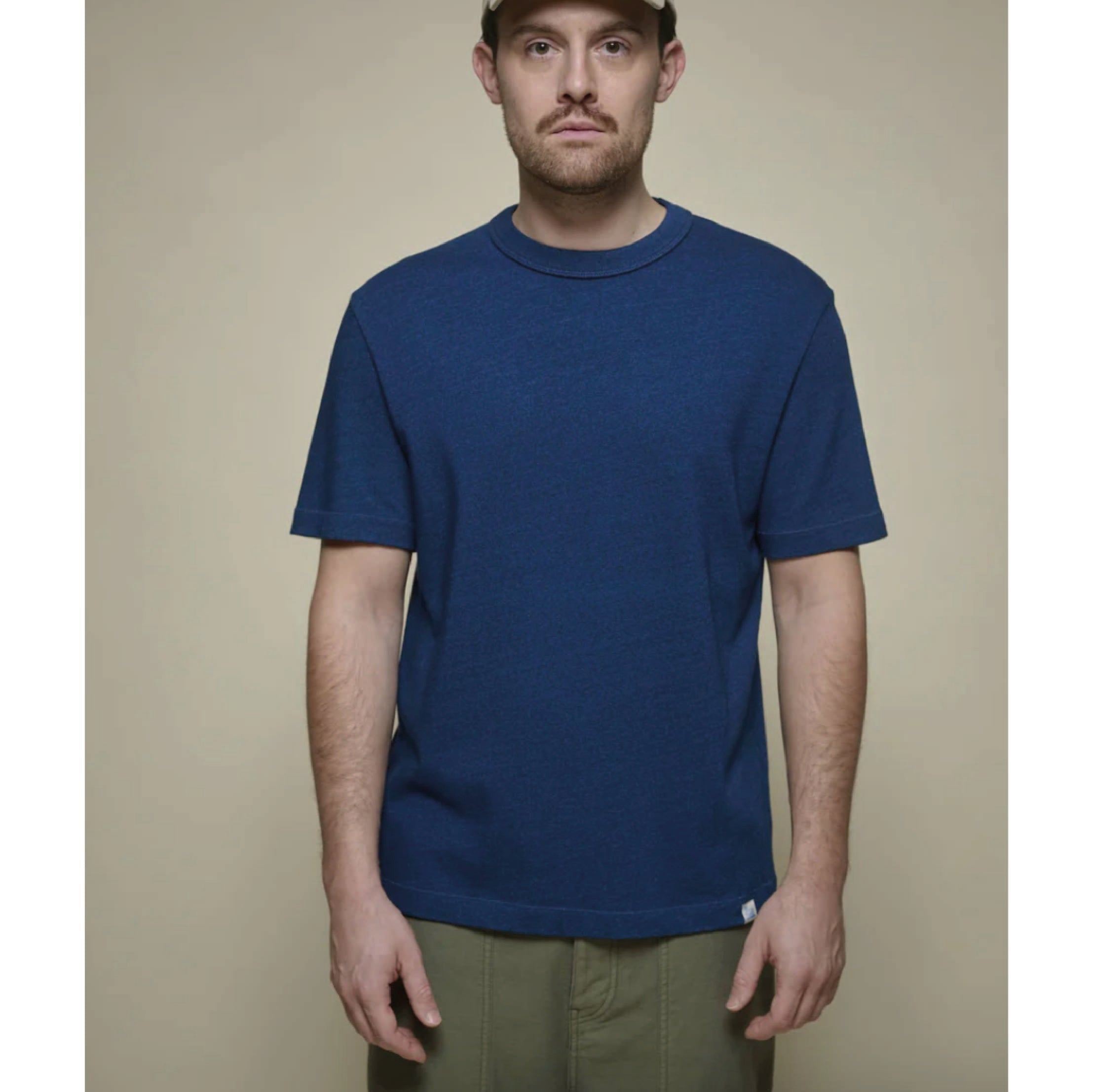 Supple Authentic Jersey Cotton T-Shirt - Indigo