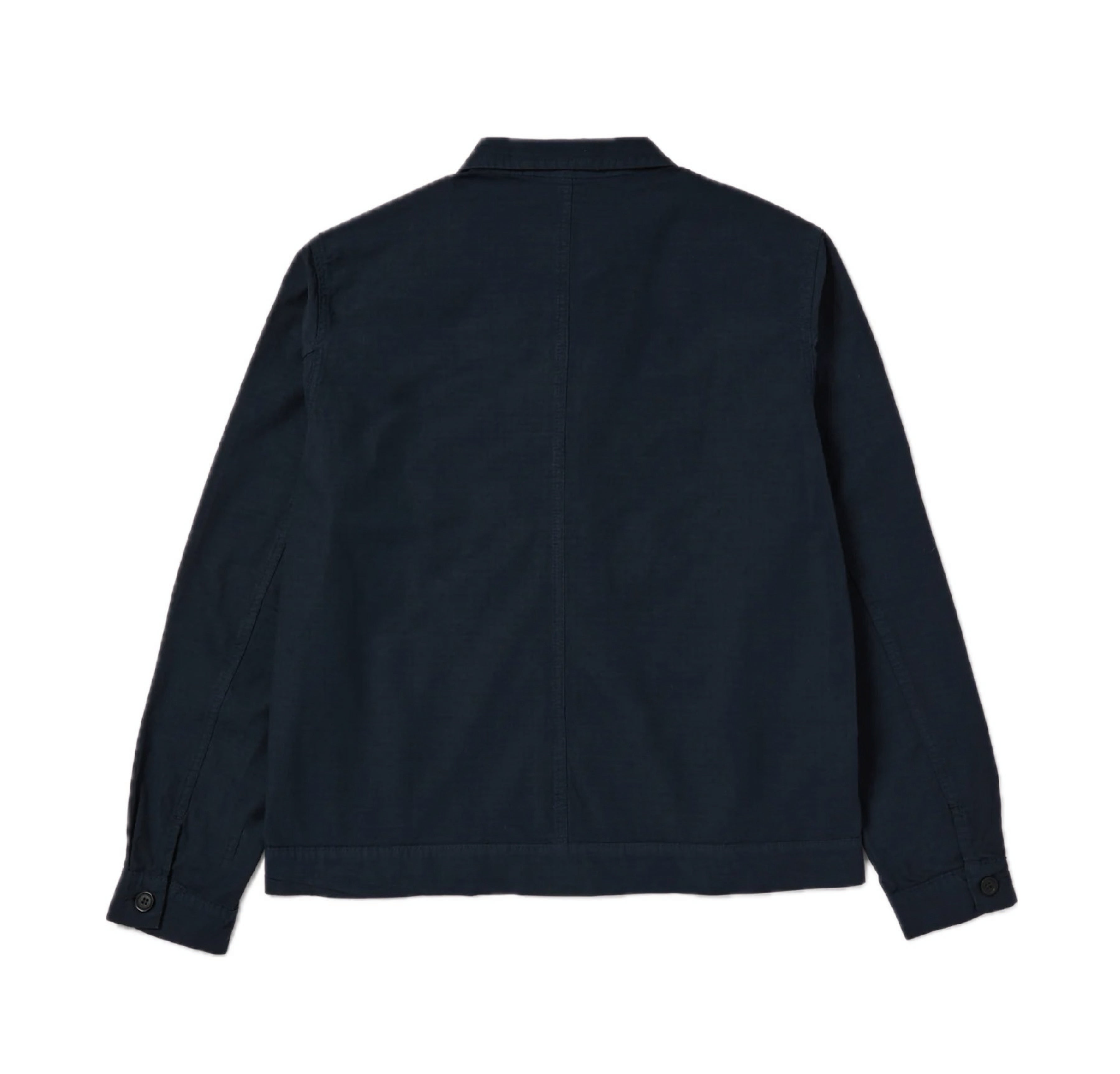 Organic Ripstop Weaved Bomber Jacket - Navy