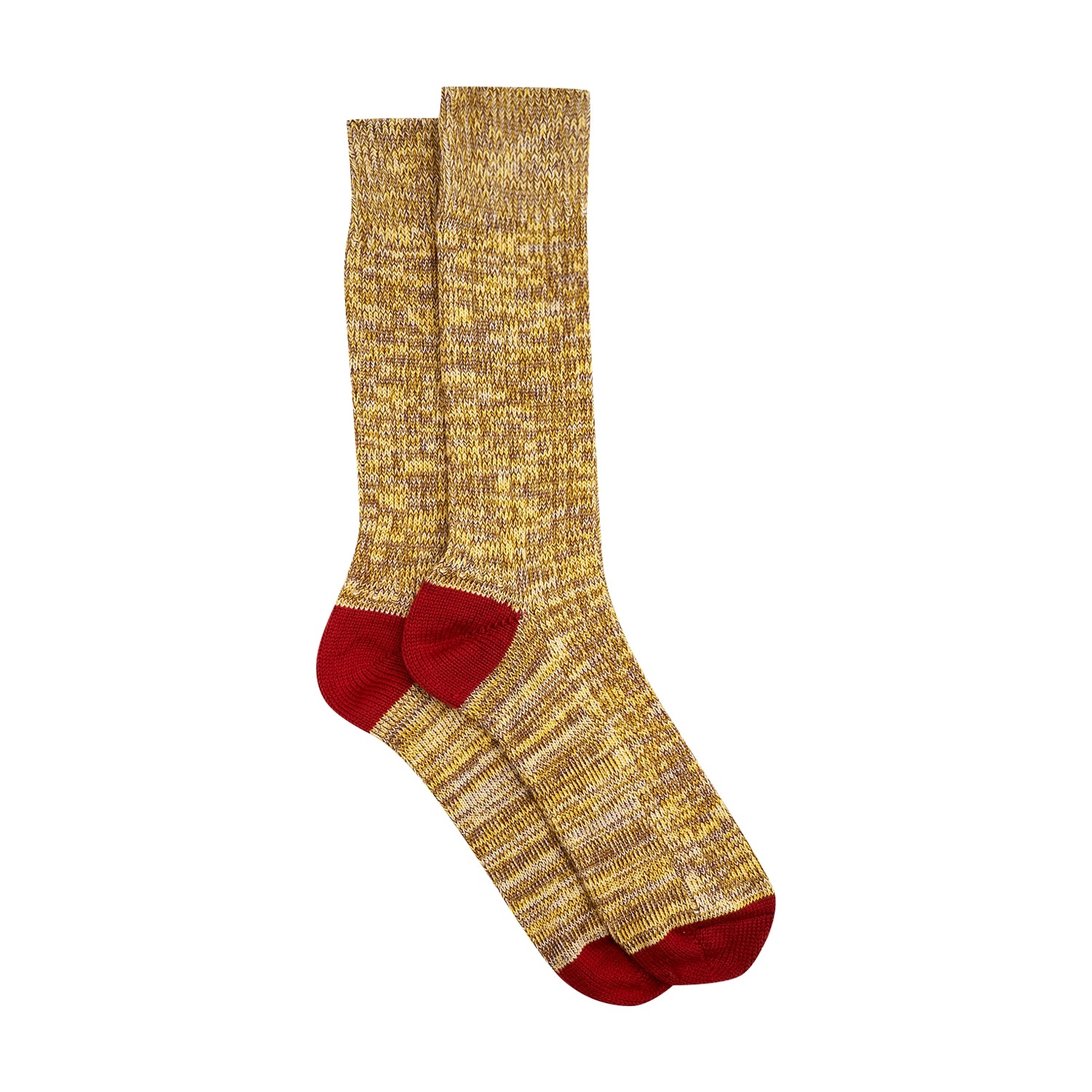 socks Burgundy & Gold