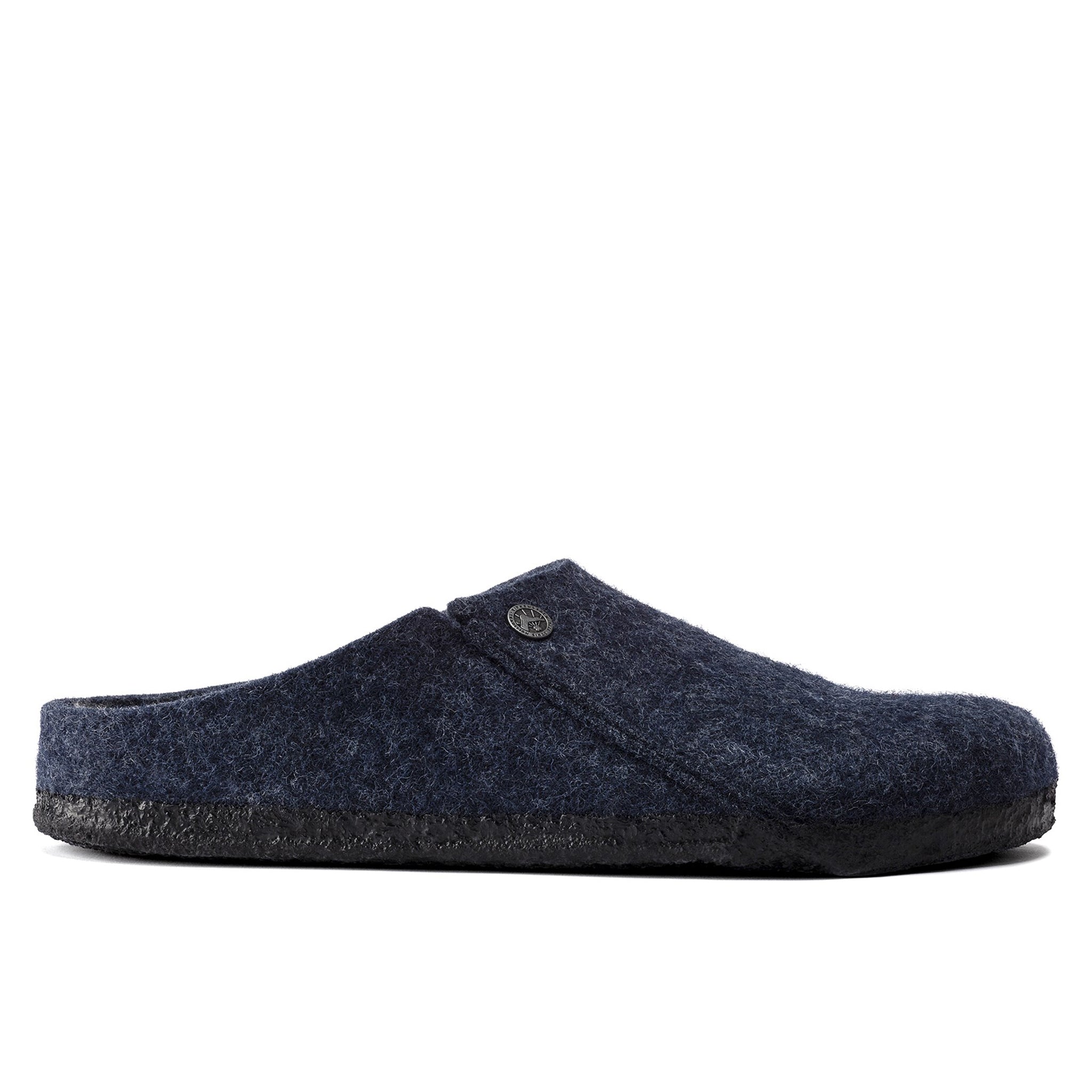 Zermatt Wool Felt Shearling Clogs - Dark Blue