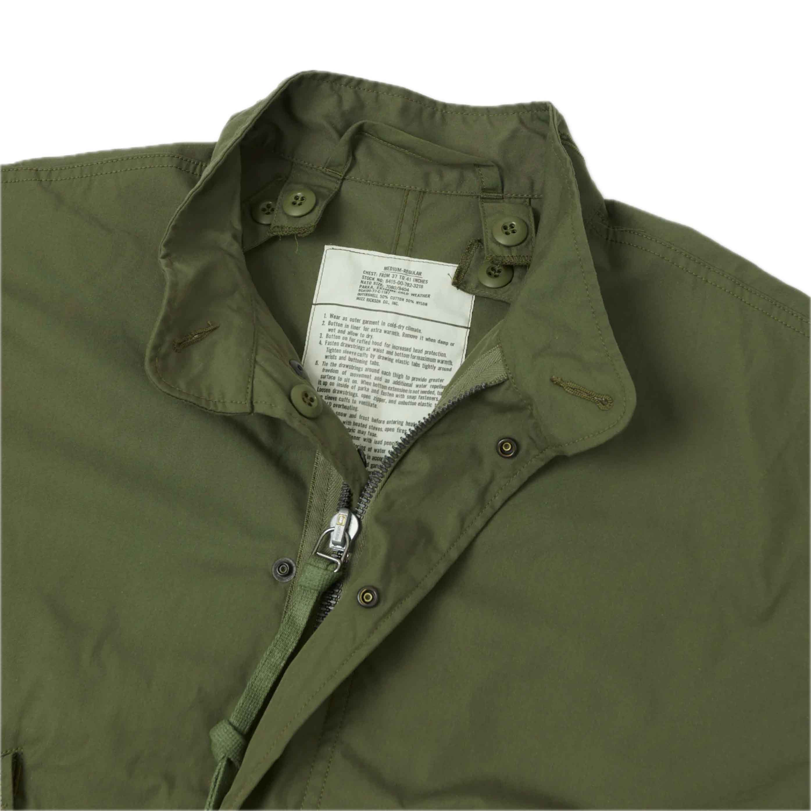 Cold Weather  M-65 (No Hood) - Olive