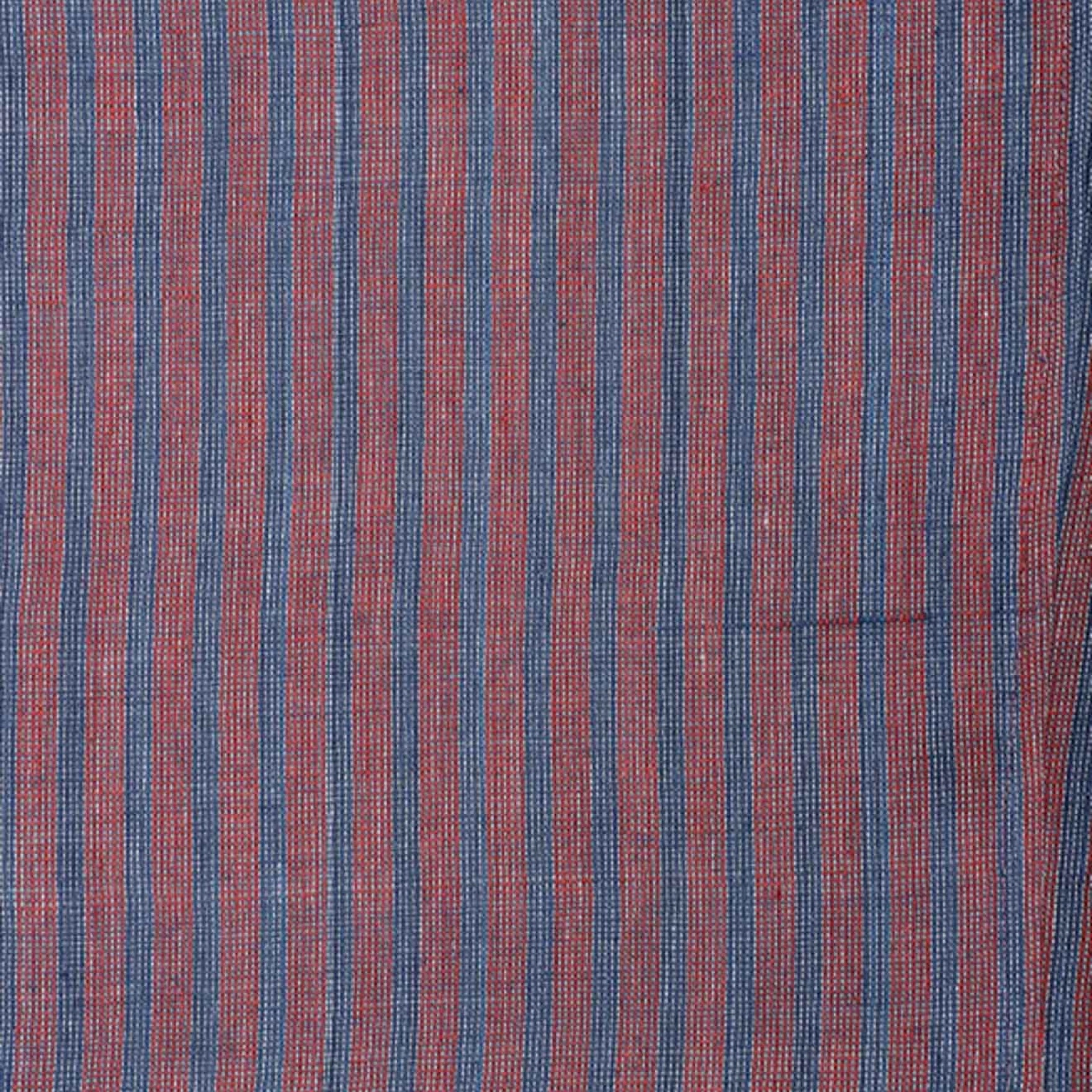 Hugh Handwoven Blazer - Stripe Red