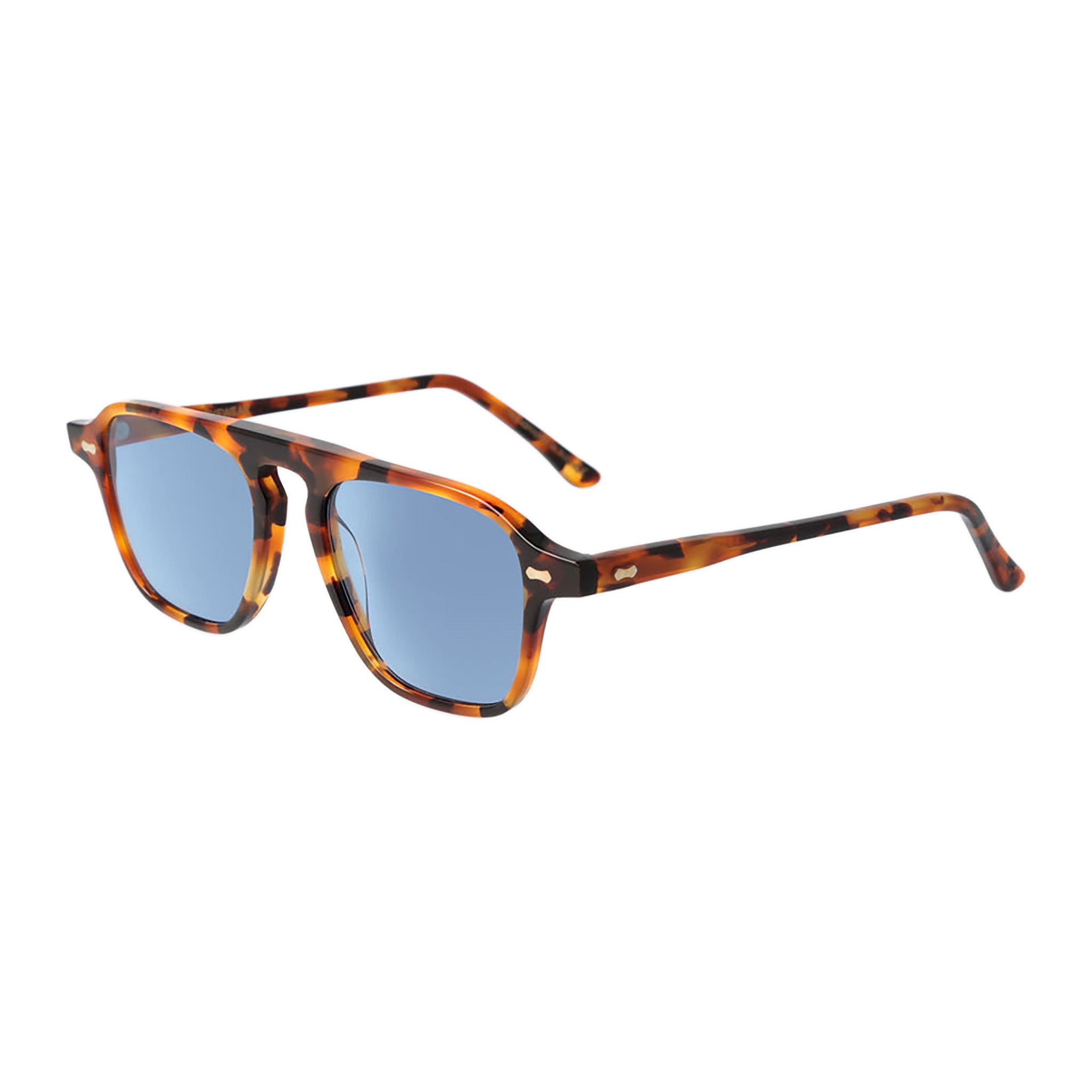 TBD Eyewear Panama Sunglasses - Amber Tortoise/Blue