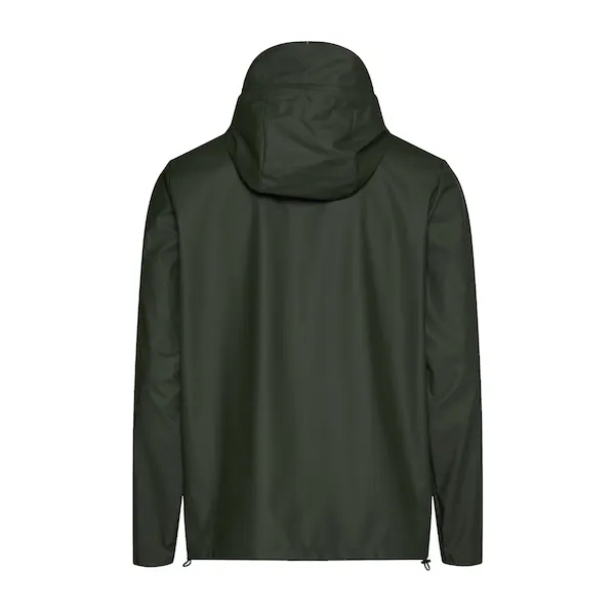 Rains Waterproof Short Hooded Coat - Green