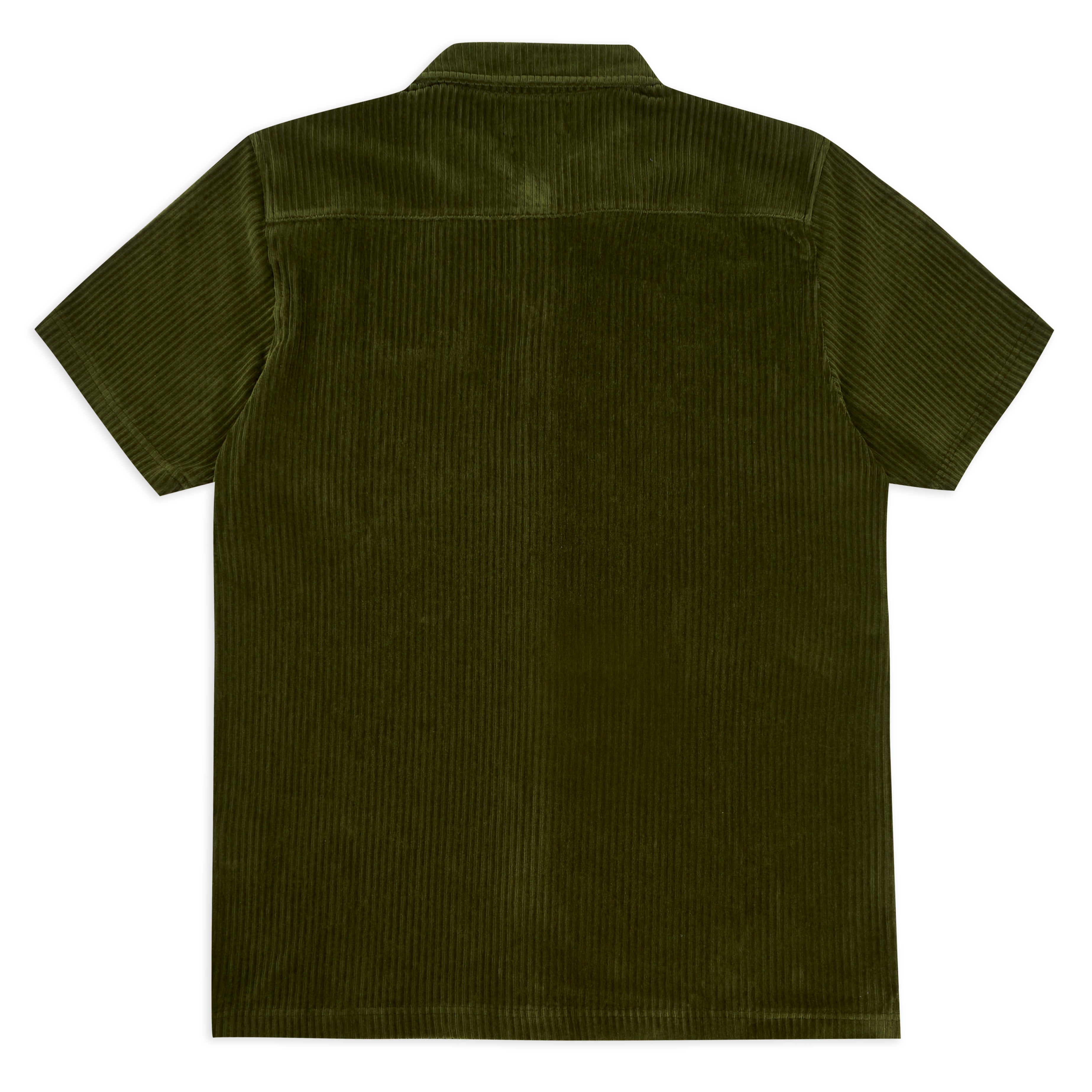 Oliver Spencer Lulworth Riviera Short Sleeve Jersey Shirt - Green - Burrows and Hare